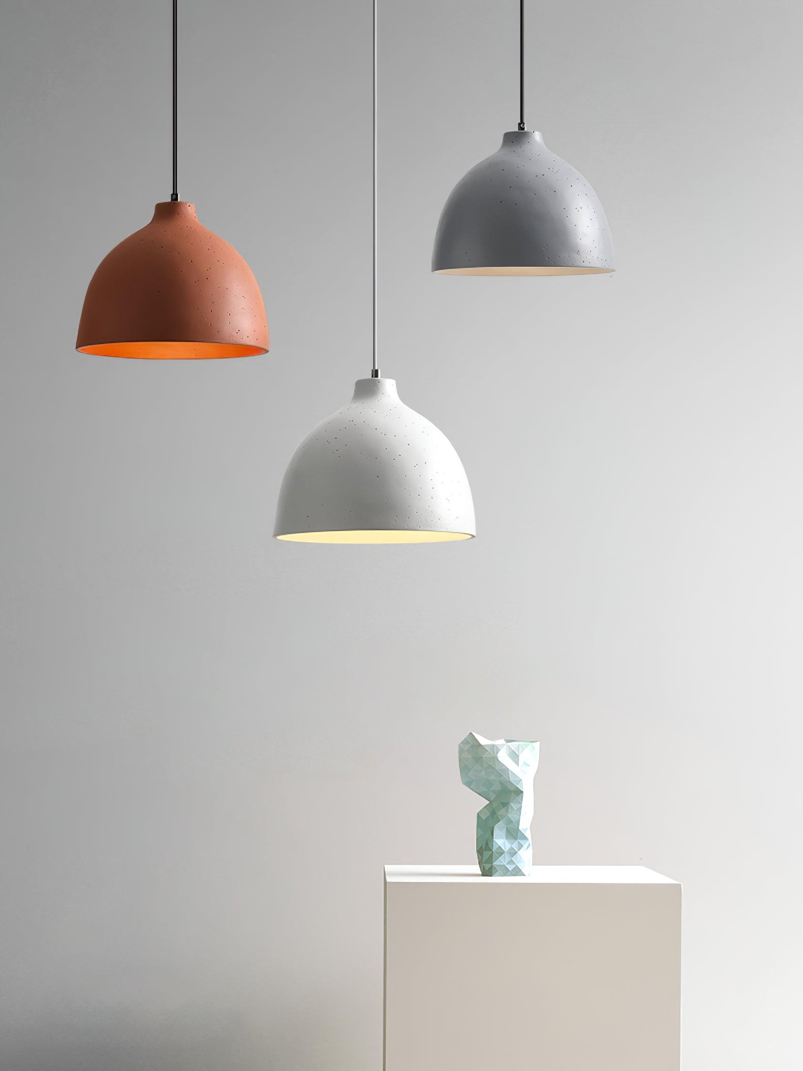 Baelis Resin Classic Pendant Lamp-Neutral Decor