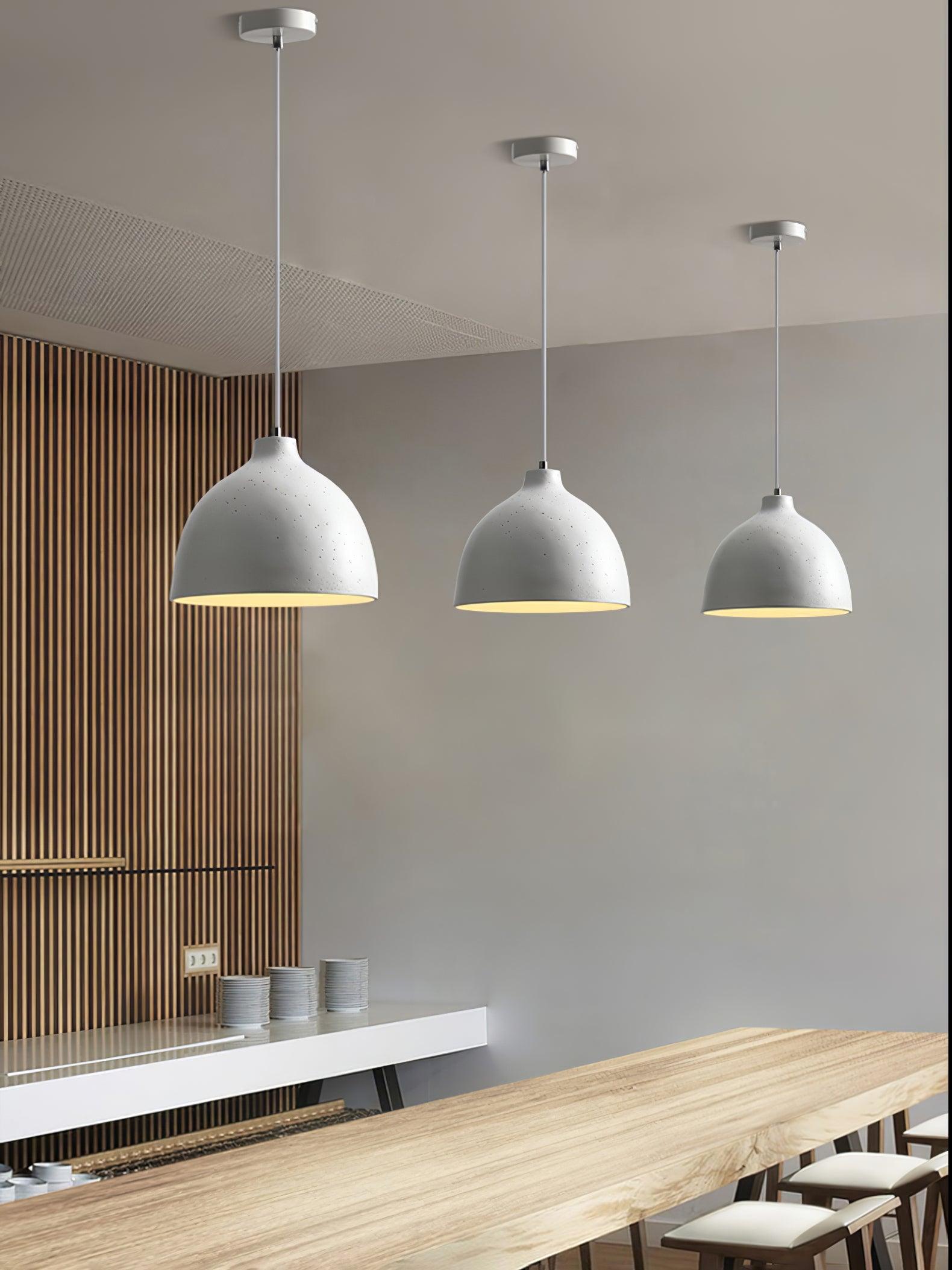 Baelis Resin Classic Pendant Lamp-Neutral Decor