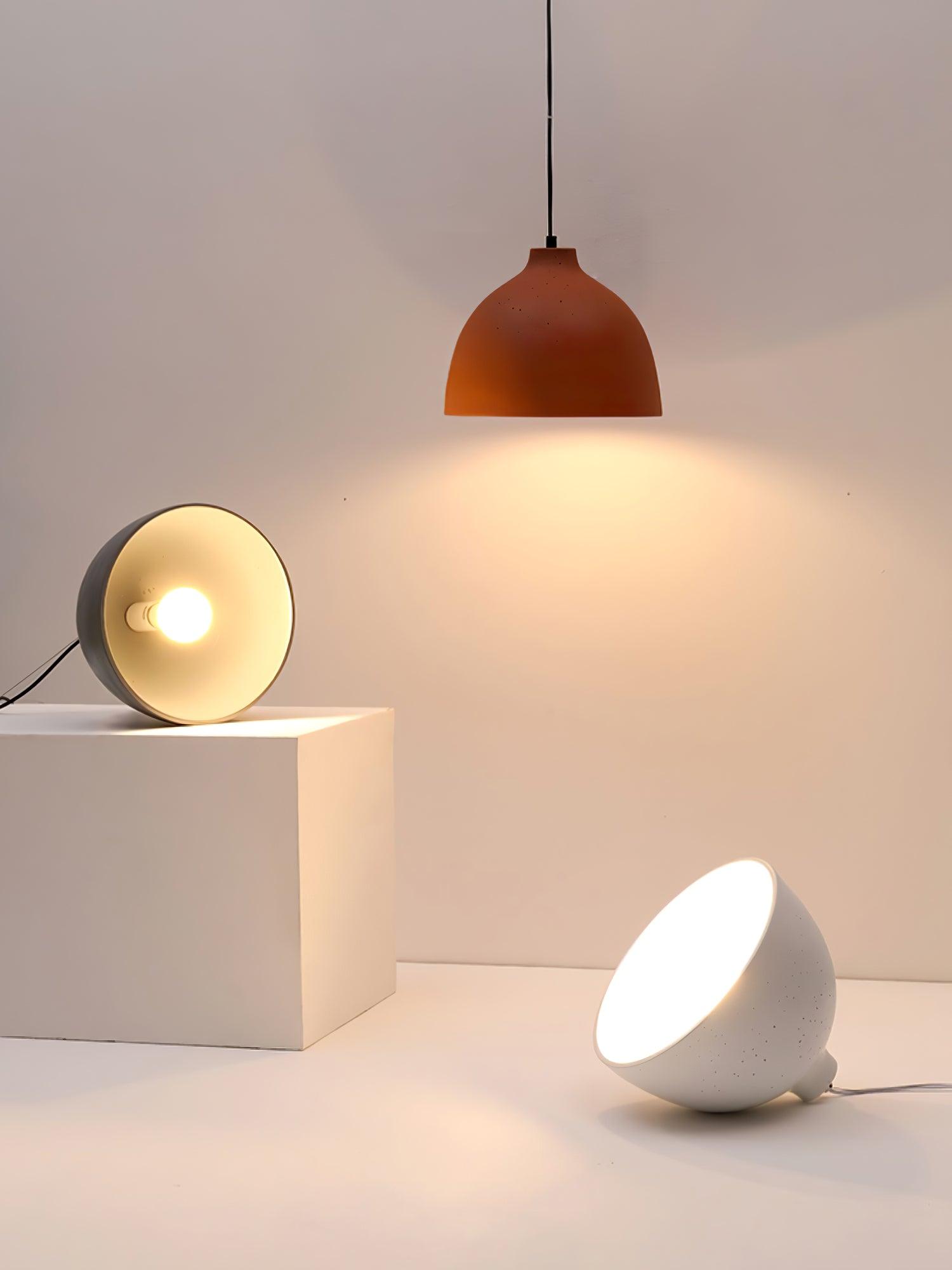 Baelis Resin Classic Pendant Lamp-Neutral Decor