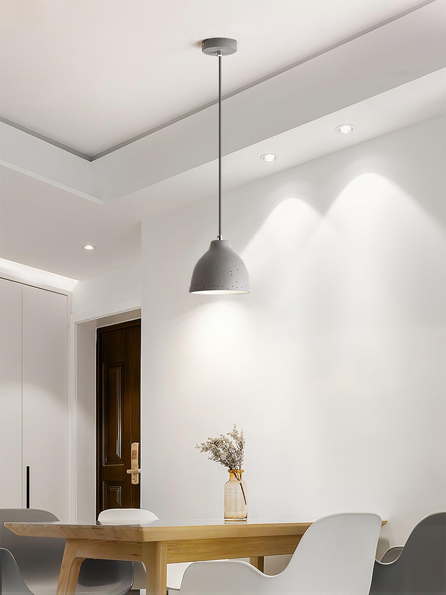 Baelis Resin Classic Pendant Lamp-Neutral Decor