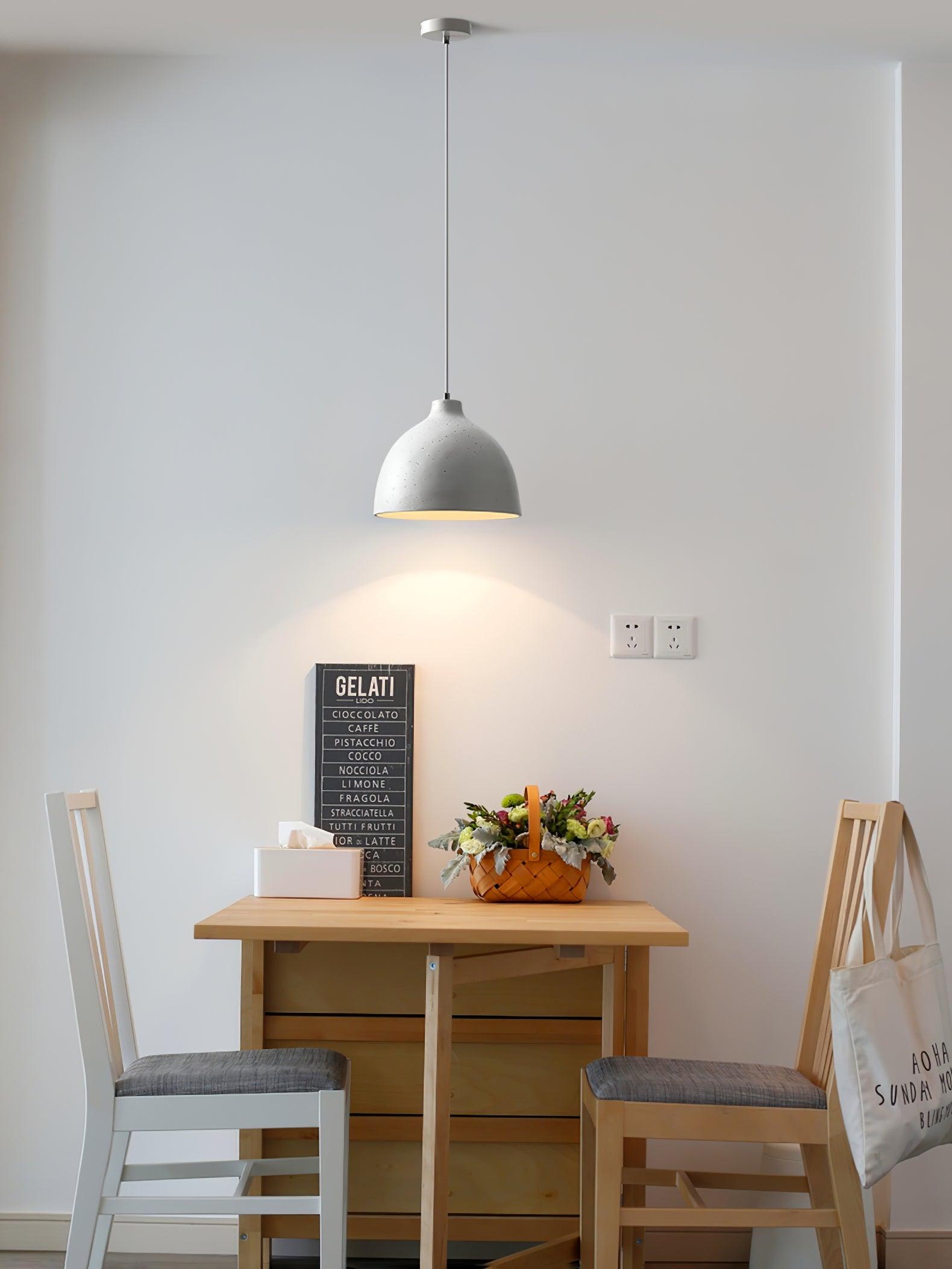 Baelis Resin Classic Pendant Lamp-Neutral Decor
