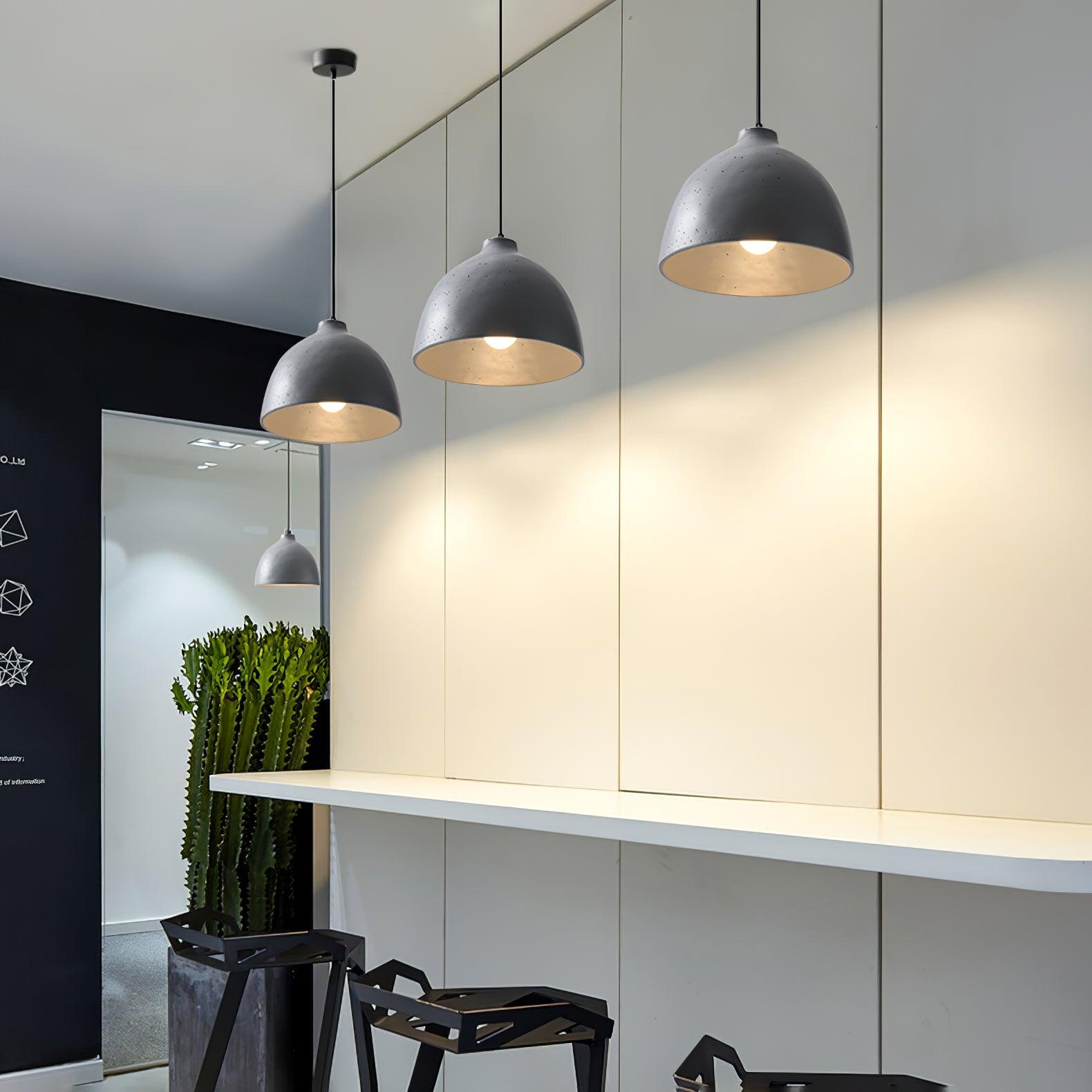 Baelis Resin Classic Pendant Lamp-Neutral Decor