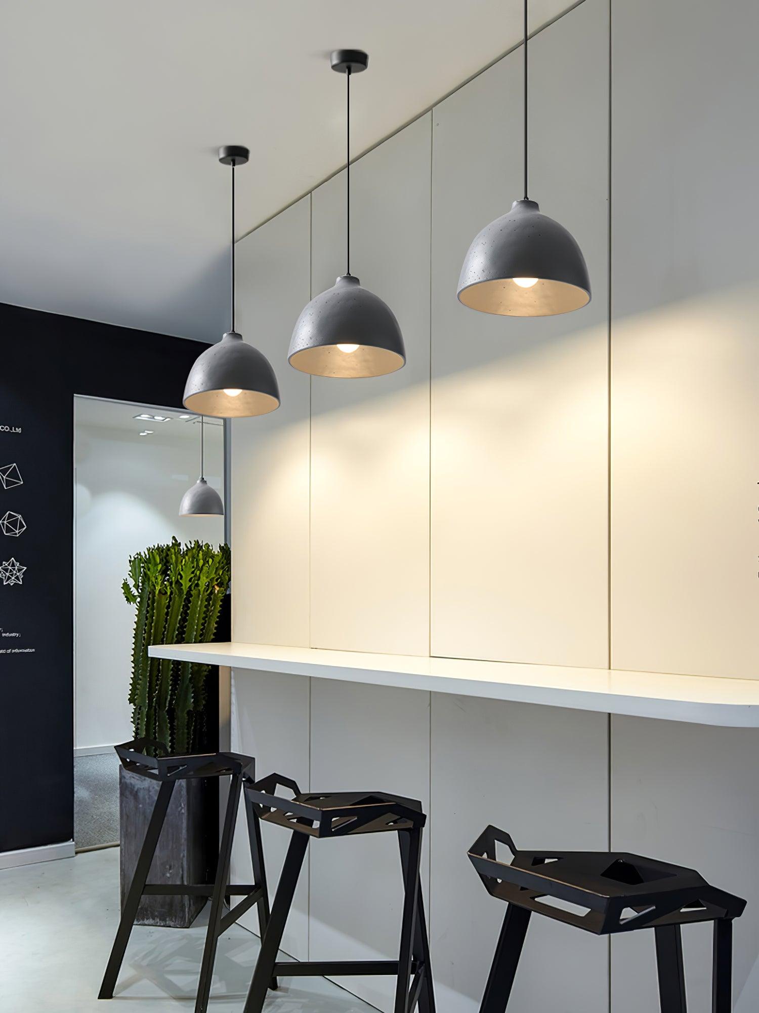 Baelis Resin Classic Pendant Lamp-Neutral Decor