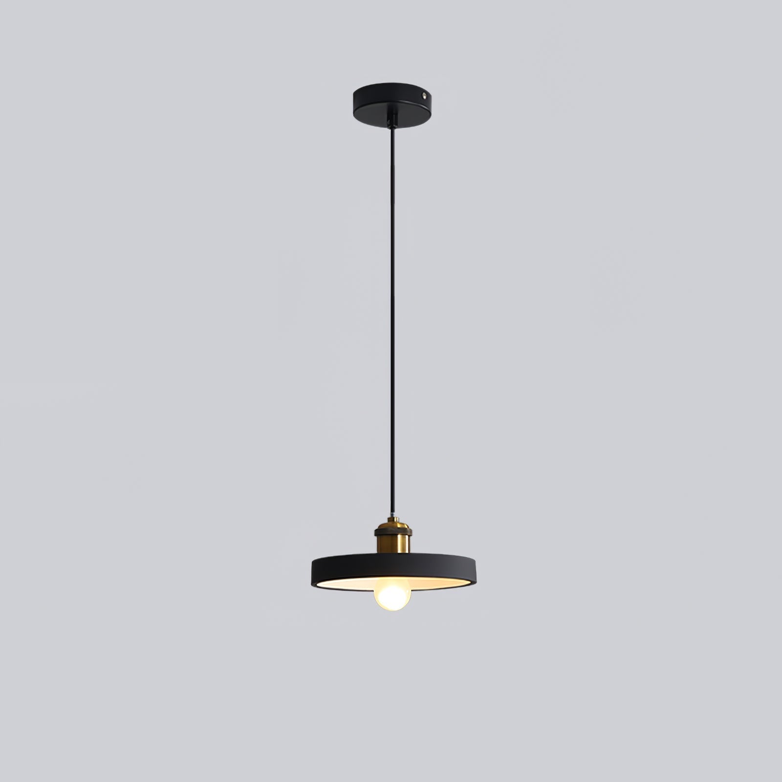 Trio Industrial Resin Pendant Lamp-Neutral Decor