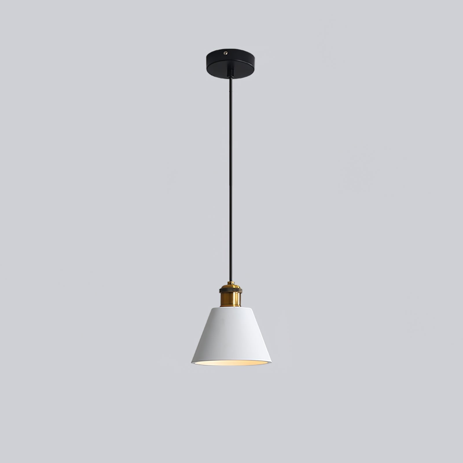 Trio Industrial Resin Pendant Lamp-Neutral Decor