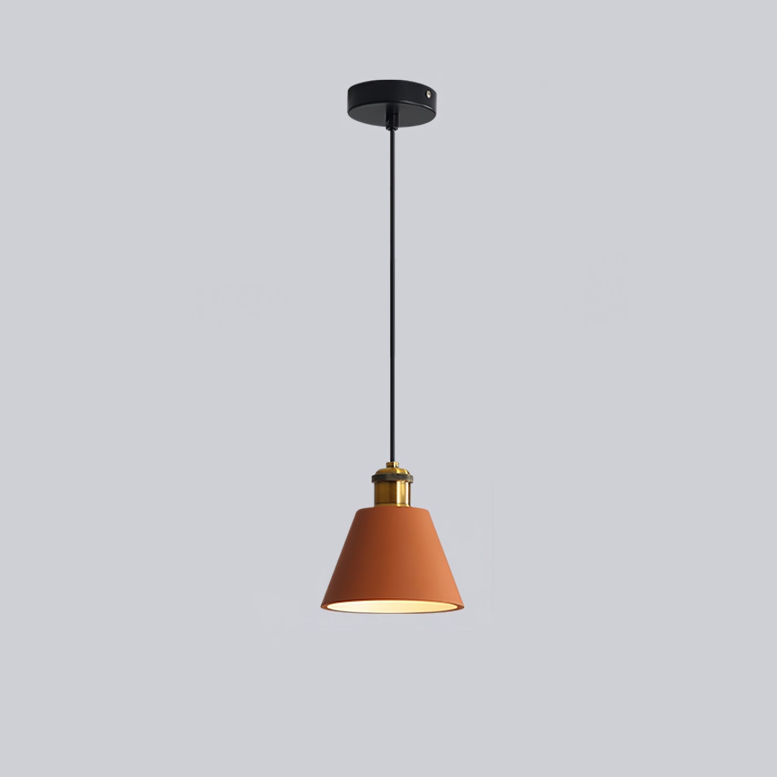 Trio Industrial Resin Pendant Lamp-Neutral Decor