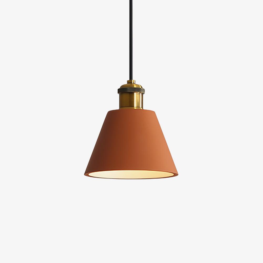 Trio Industrial Resin Pendant Lamp-Neutral Decor