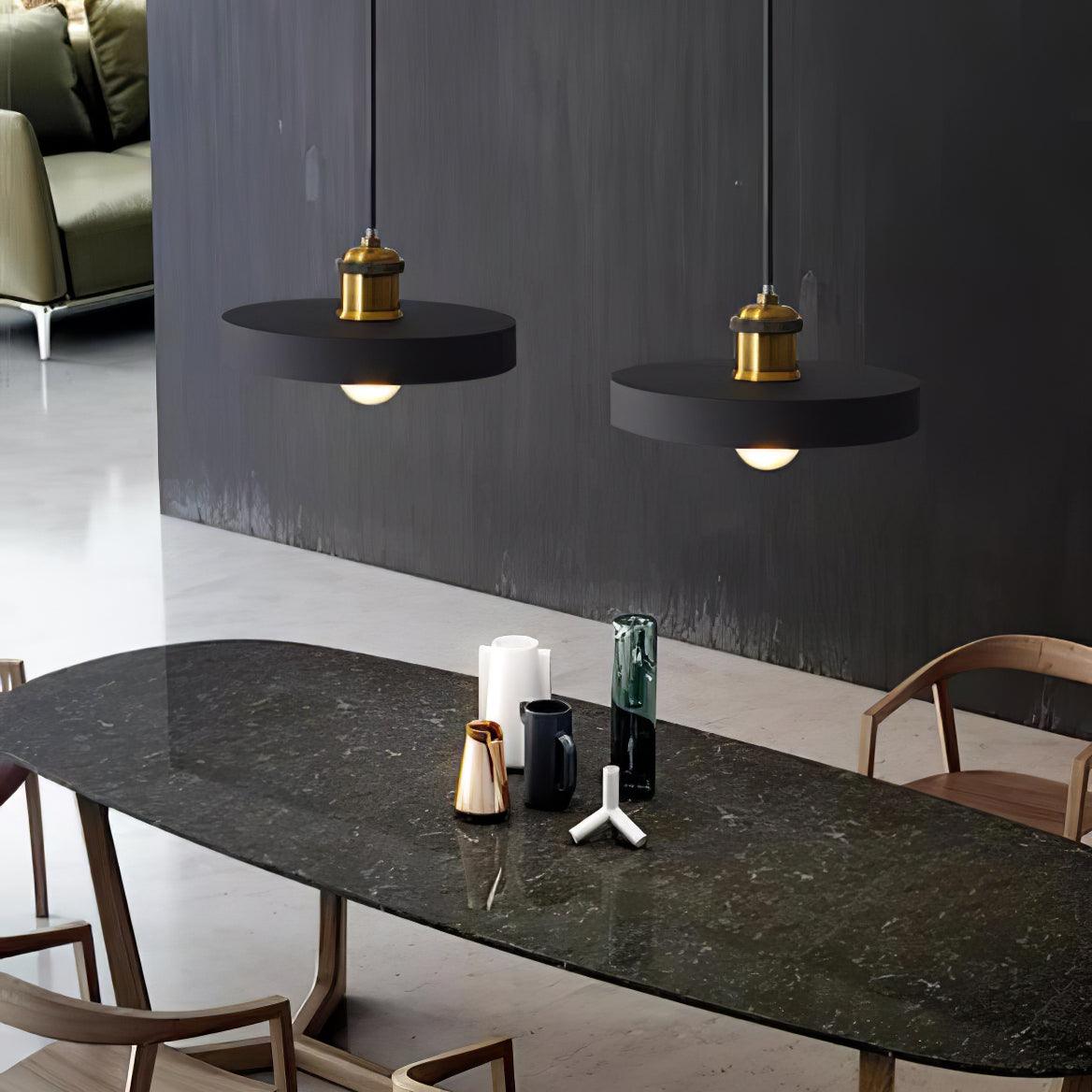 Trio Industrial Resin Pendant Lamp-Neutral Decor