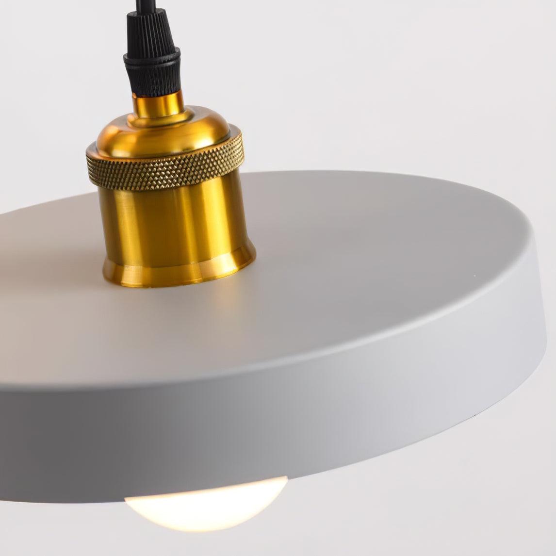 Trio Industrial Resin Pendant Lamp-Neutral Decor