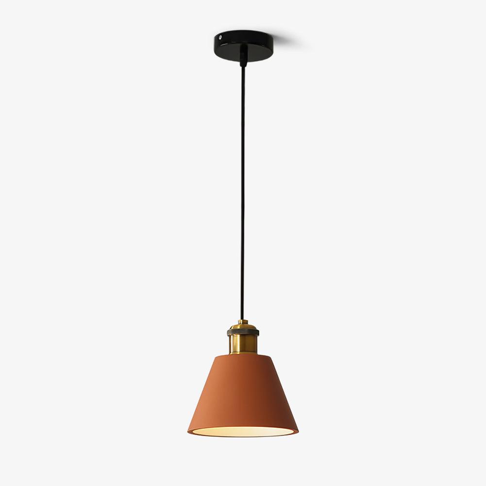 Trio Industrial Resin Pendant Lamp-Neutral Decor