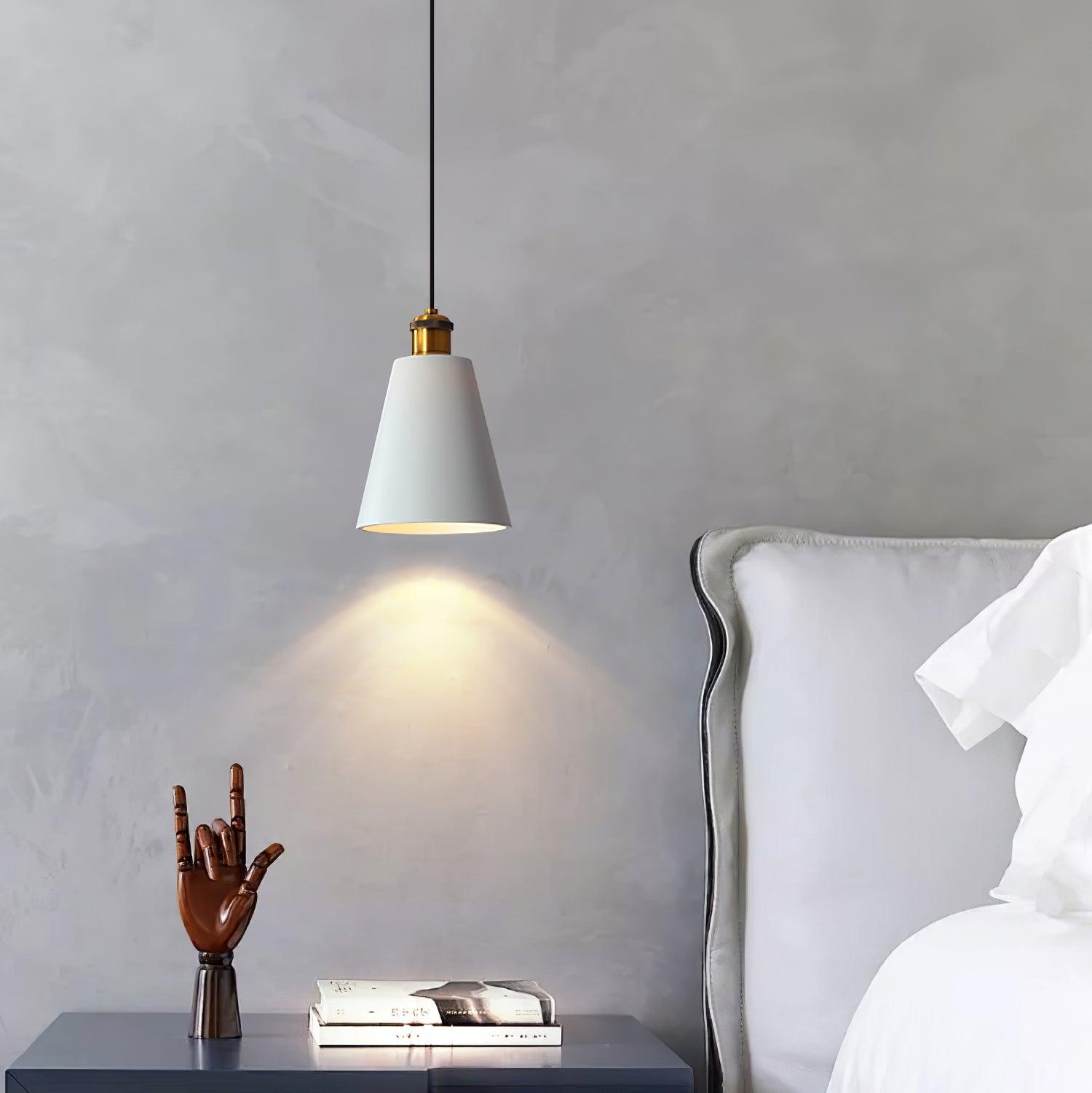 Trio Industrial Resin Pendant Lamp-Neutral Decor