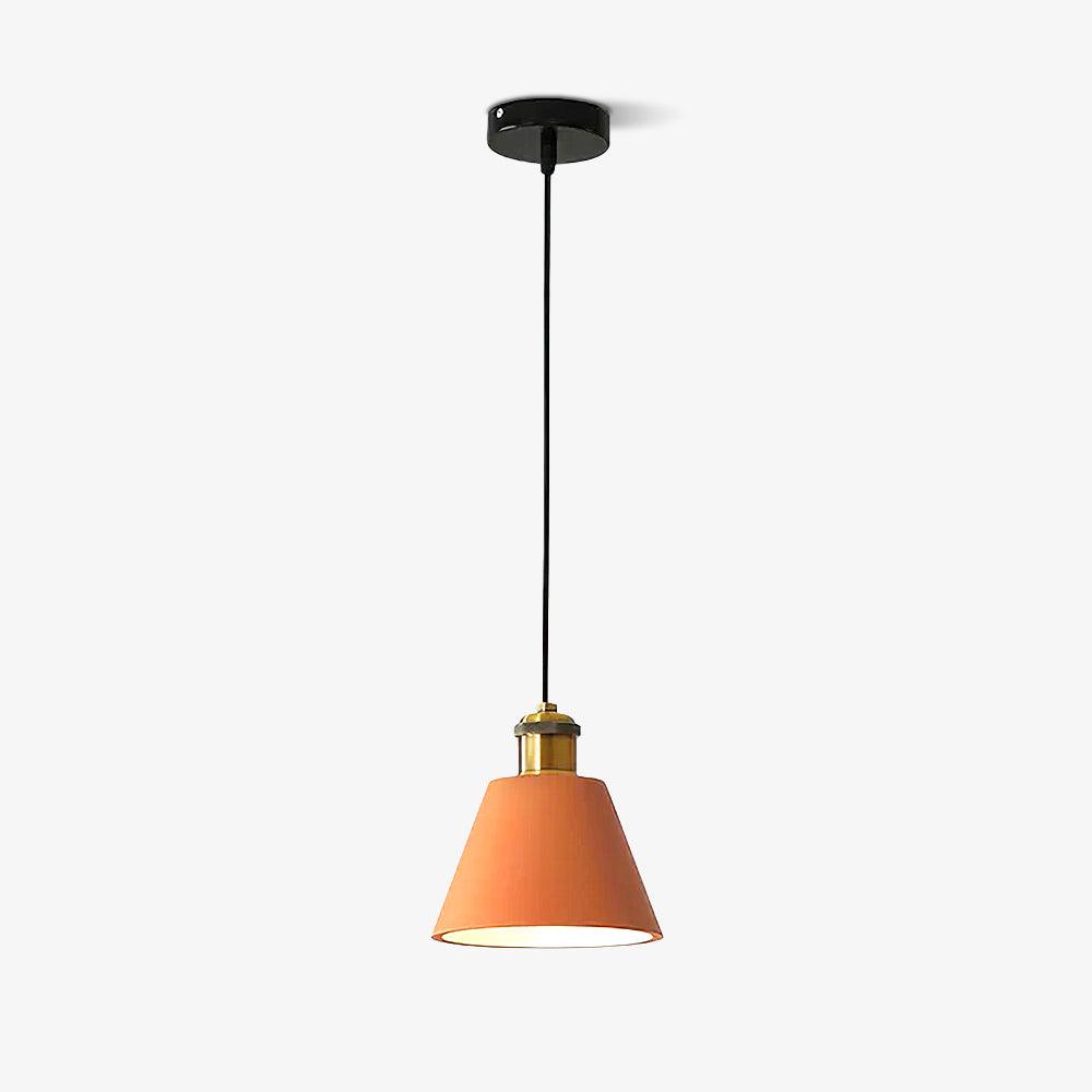 Trio Industrial Resin Pendant Lamp-Neutral Decor
