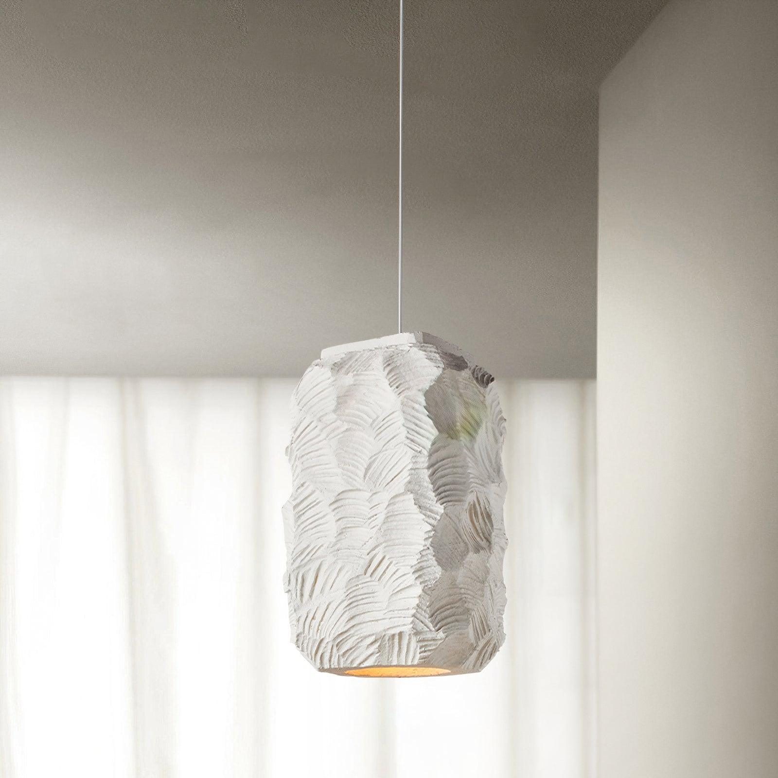 Olsilel Individual Creativity Geometry Resin Pendant Lamp-Neutral Decor