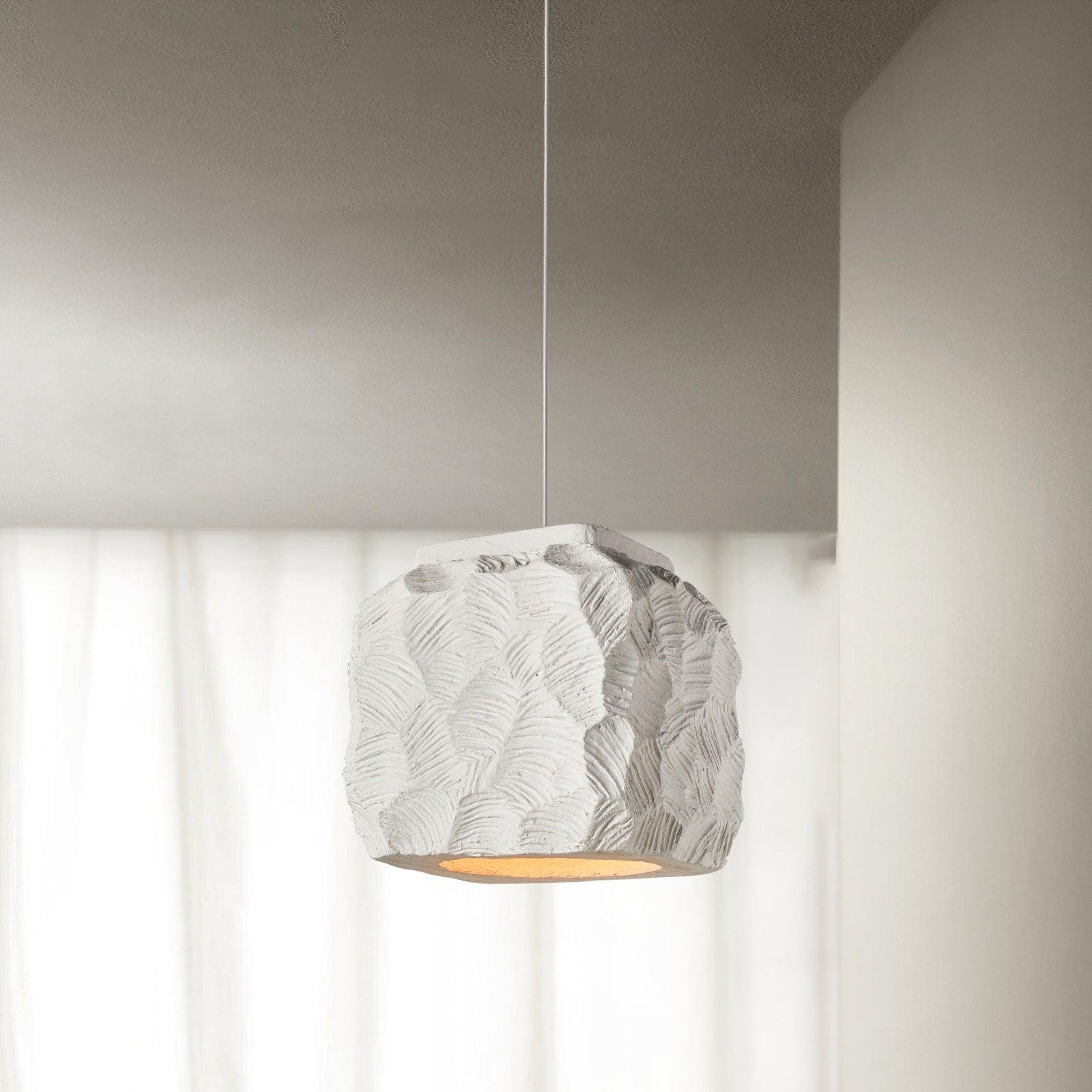 Olsilel Individual Creativity Geometry Resin Pendant Lamp-Neutral Decor