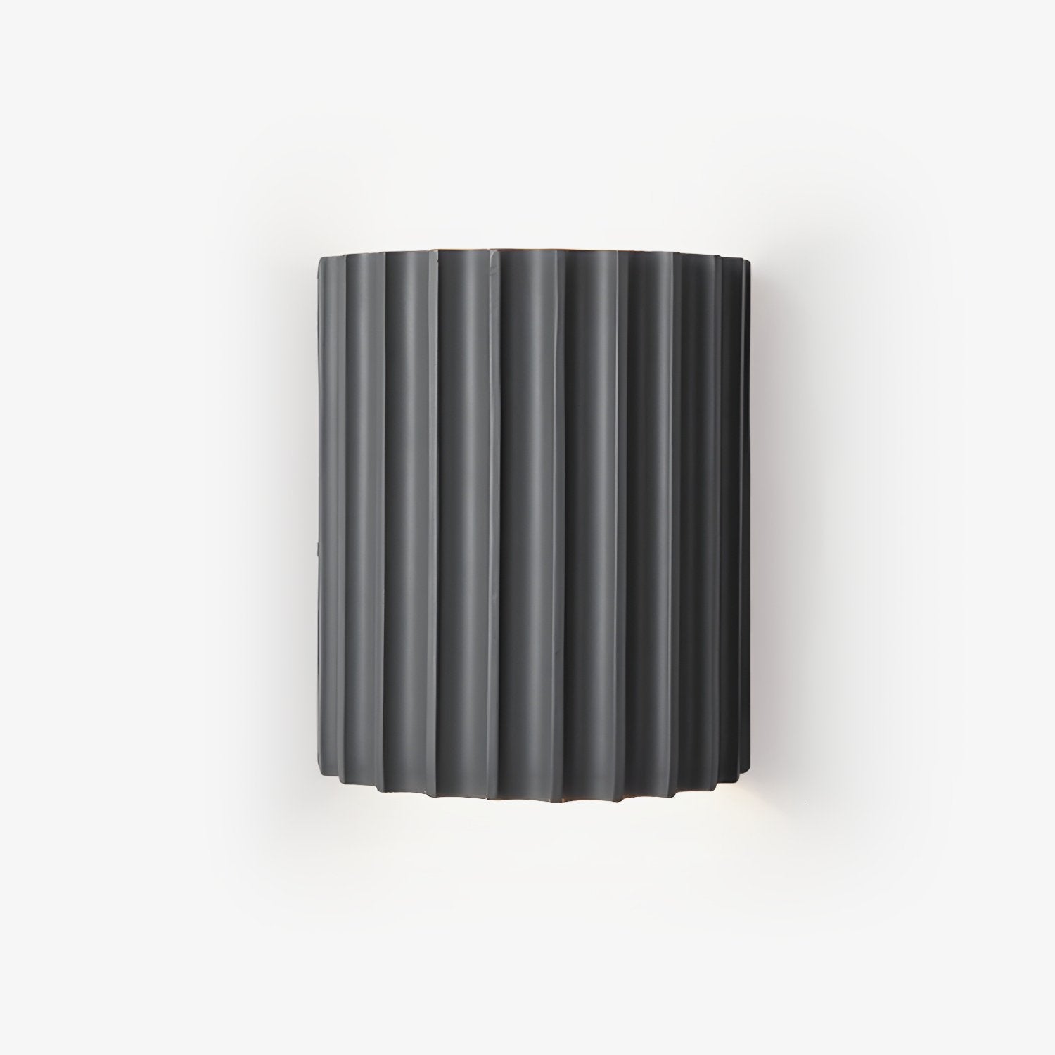 Ivvinen Nordic Art Ribbed Resin Wall Lamp-Neutral Decor