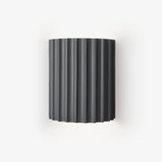Ivvinen Nordic Art Ribbed Resin Wall Lamp-Neutral Decor