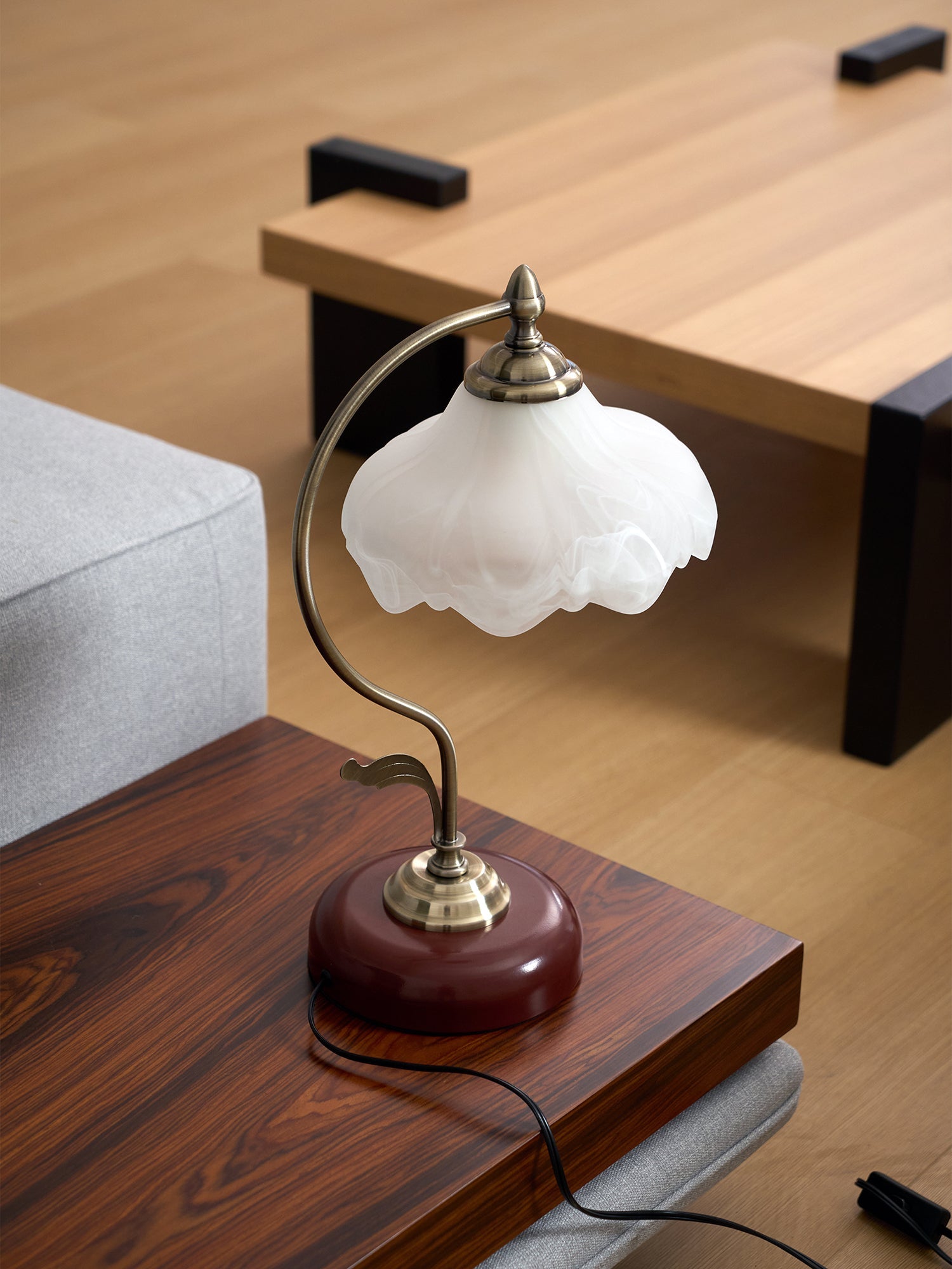 Sleay Ceramics Vintage Table Lamp-Neutral Decor