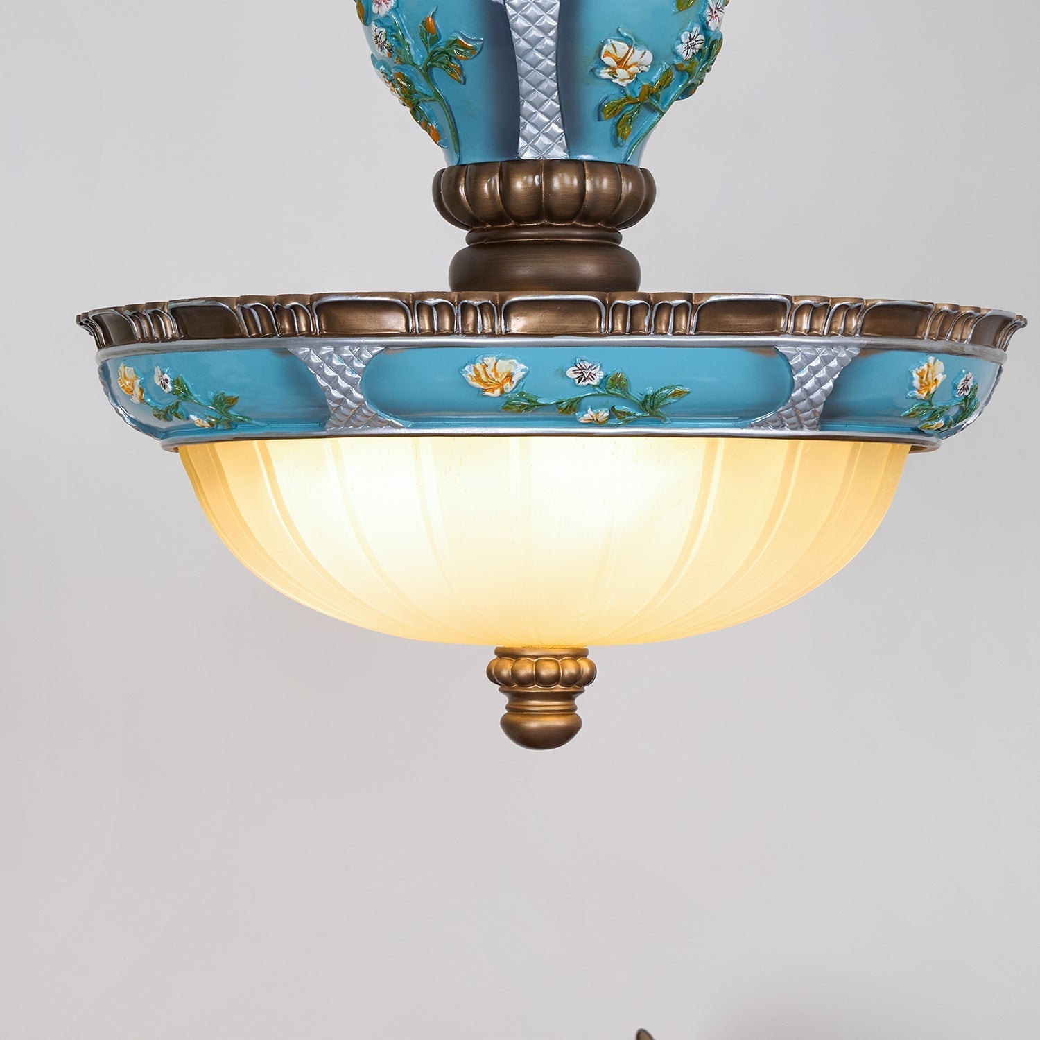 Galdo Retro Resin Pendant Light-Neutral Decor