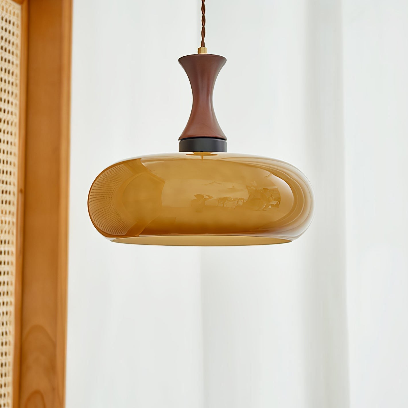 Arisha Vintage LED Glass Pendant Light Living Room - Neutral Decor