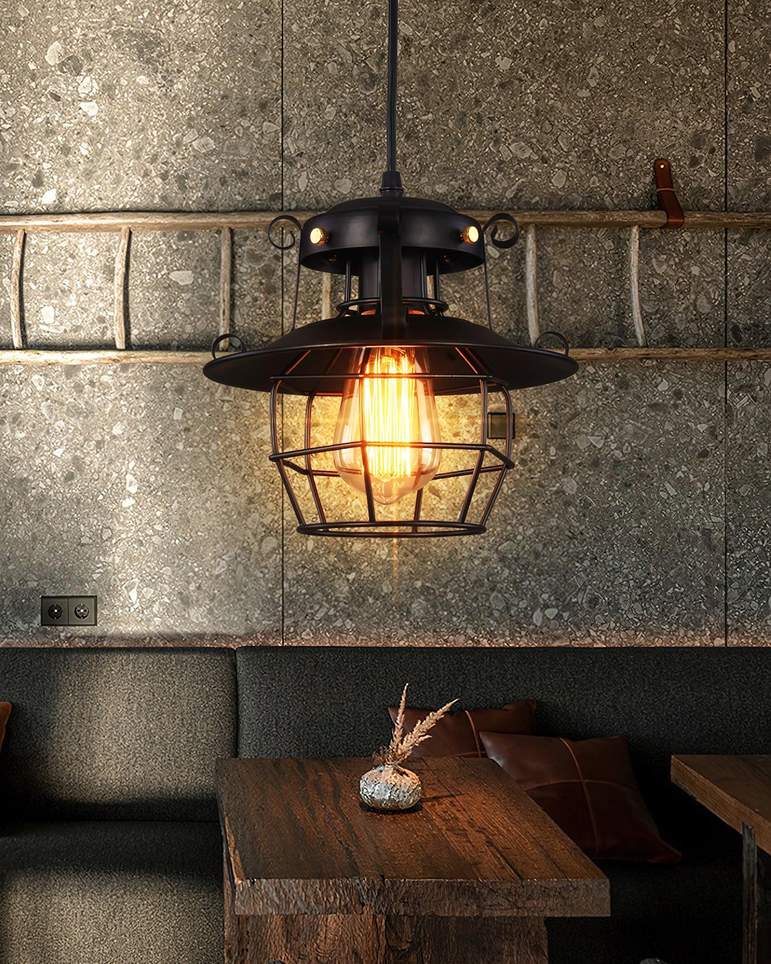 Harbor Vintage Birdcage Pendant Light-Neutral Decor
