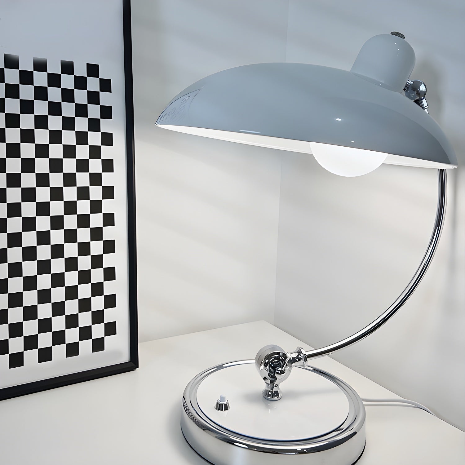 Nexa Industrial Table Lamp-Neutral Decor