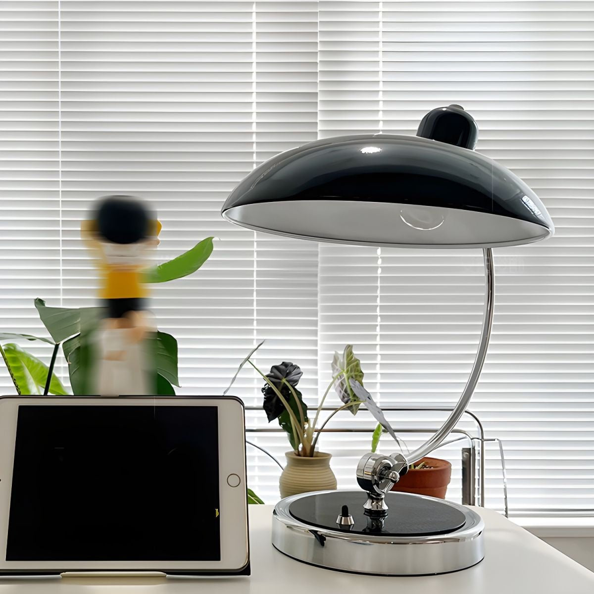 Nexa Industrial Table Lamp-Neutral Decor
