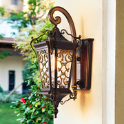 Adrnne Retro Pattern European Outdoor Wall Lamp