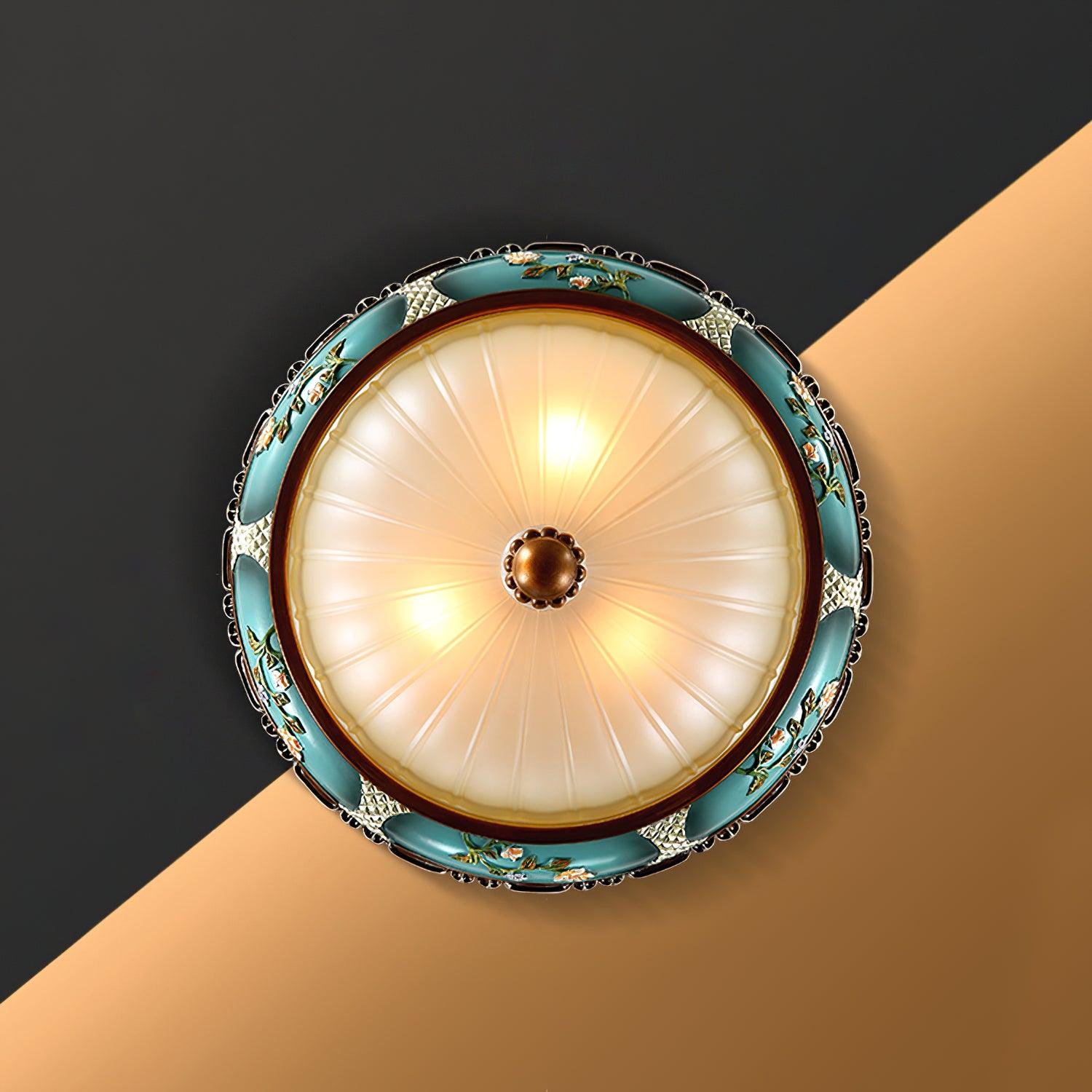 Duvall Ceiling Lamp Floral Recessed Vintage-Neutral Decor