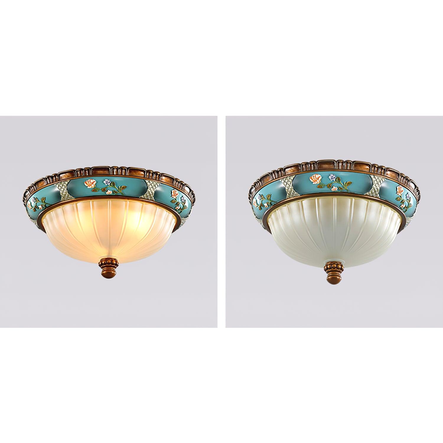 Duvall Ceiling Lamp Floral Recessed Vintage-Neutral Decor