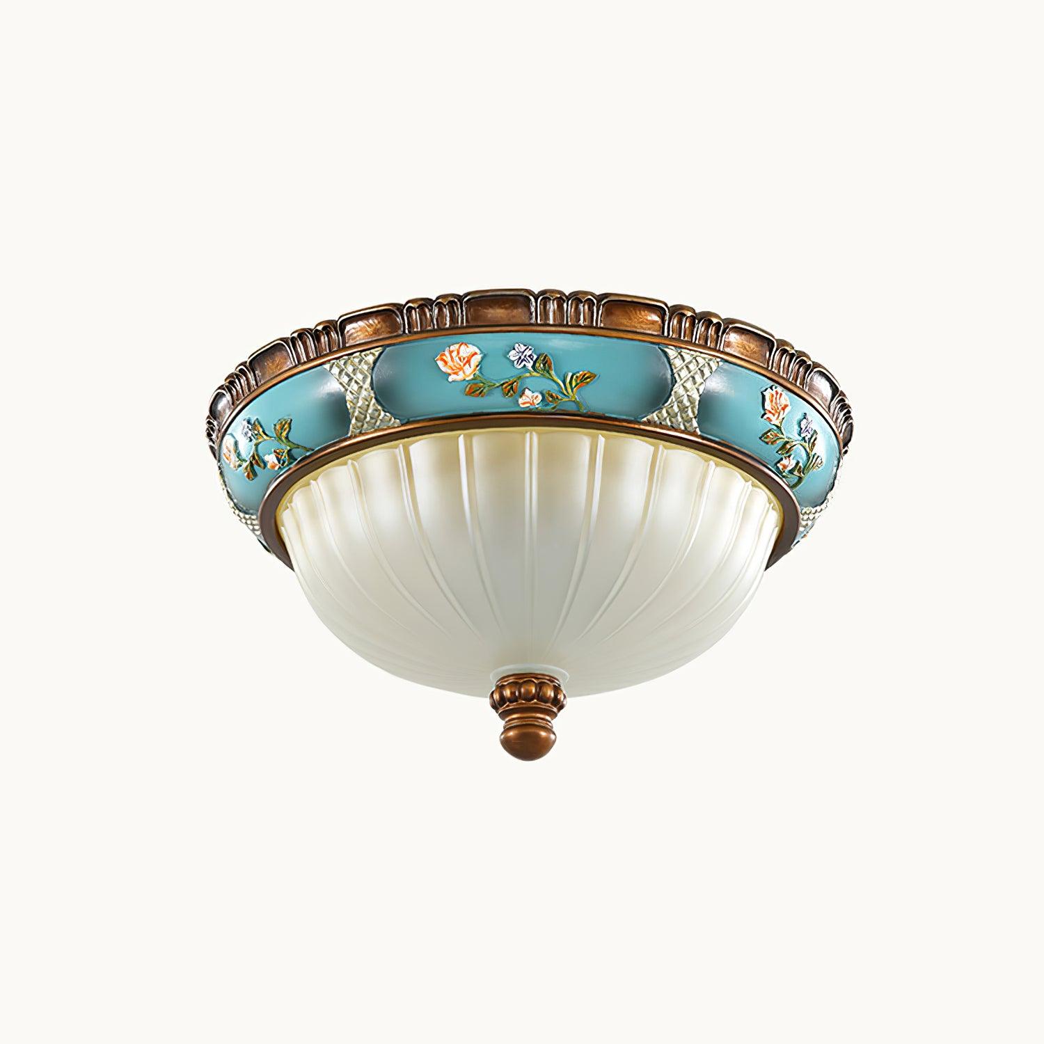 Duvall Ceiling Lamp Floral Recessed Vintage-Neutral Decor