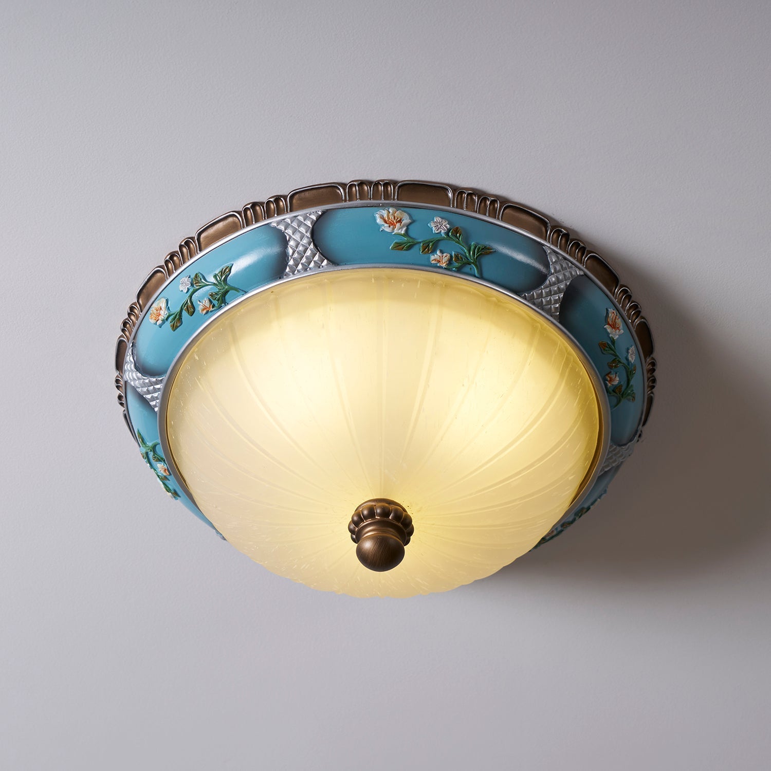 Duvall Ceiling Lamp Floral Recessed Vintage-Neutral Decor