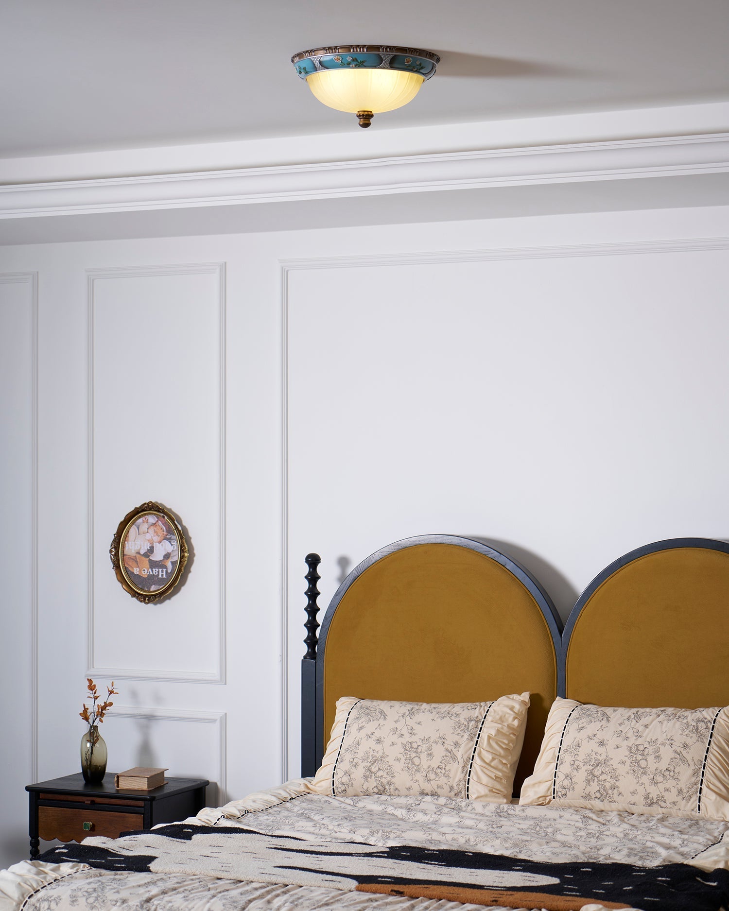 Duvall Ceiling Lamp Floral Recessed Vintage-Neutral Decor