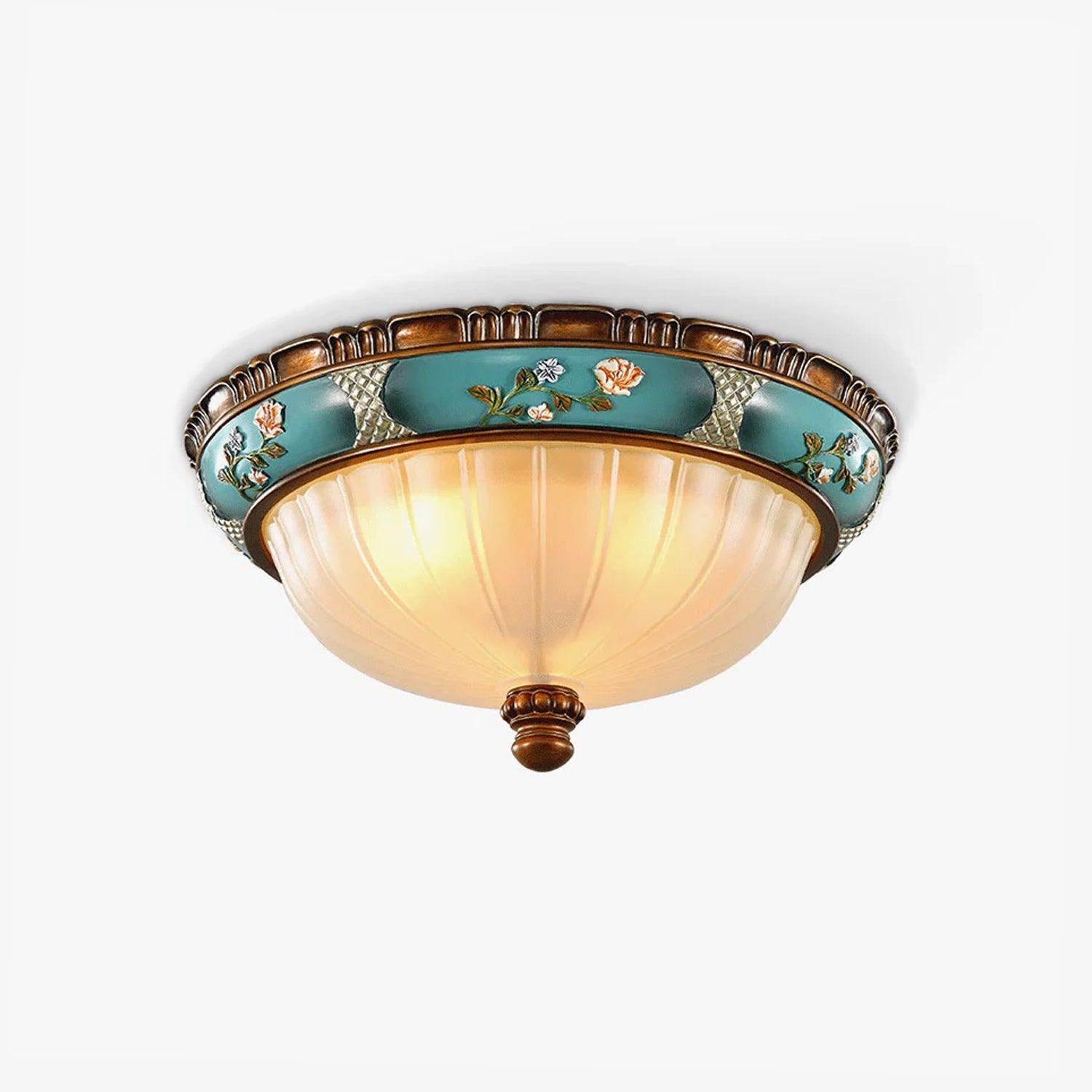 Duvall Ceiling Lamp Floral Recessed Vintage-Neutral Decor