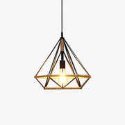 Xunell Retro Hemp Rope Interesting Pendant Light-Neutral Decor