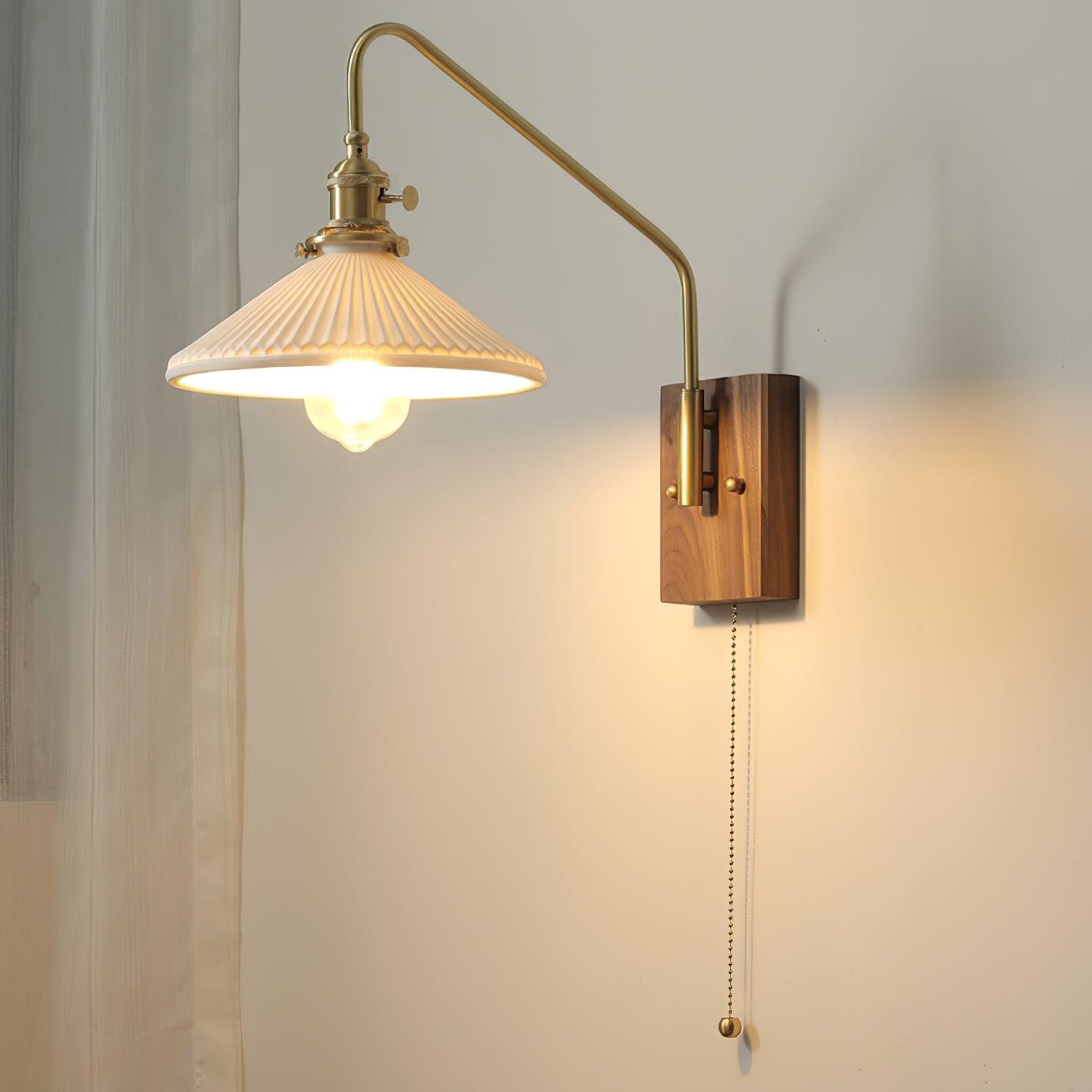 Fayel Pleated Shade Wall Lamp