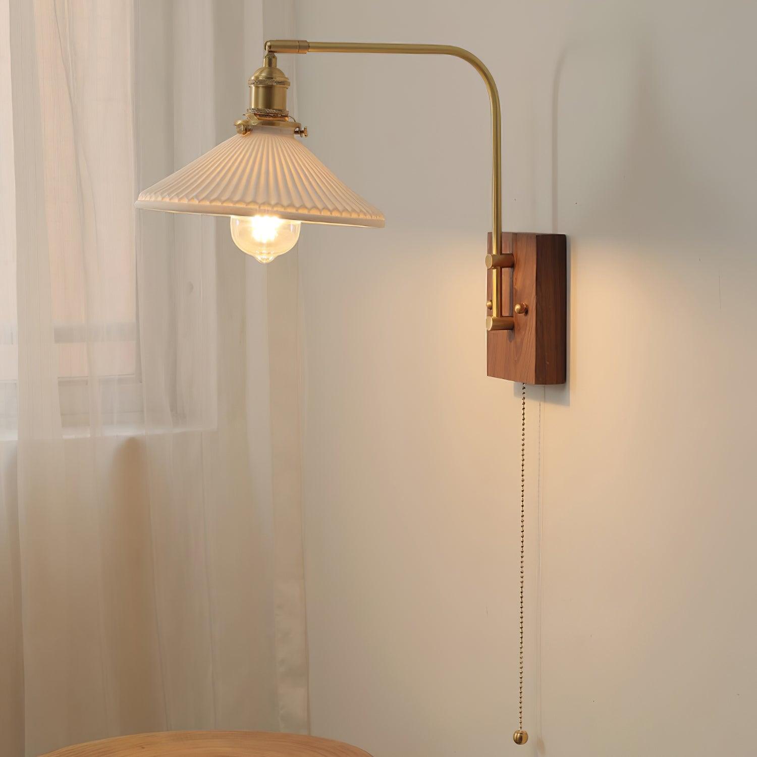 Fayel Pleated Shade Wall Lamp