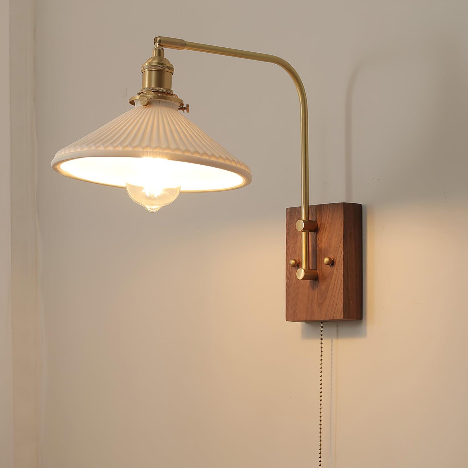 Fayel Pleated Shade Wall Lamp