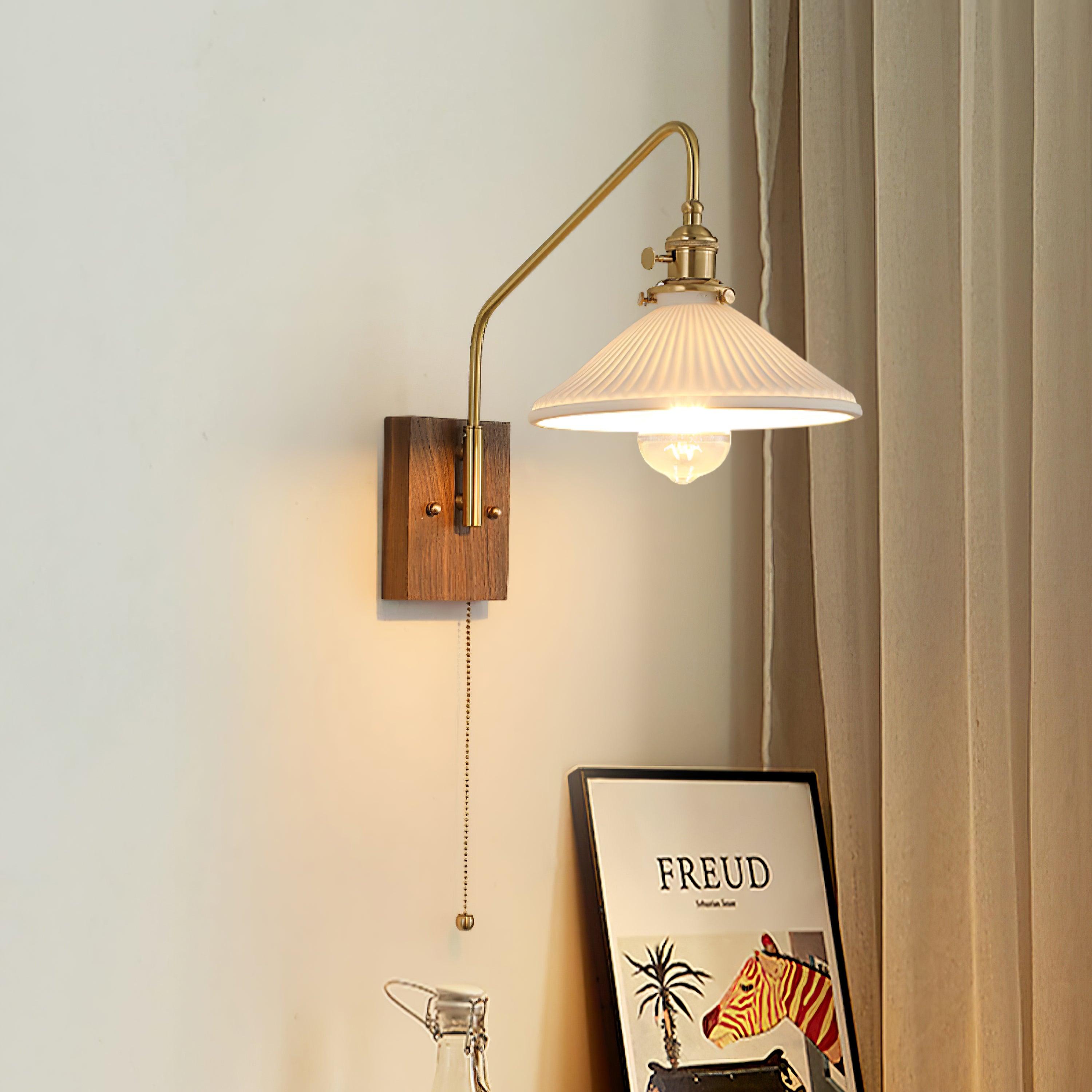 Fayel Pleated Shade Wall Lamp