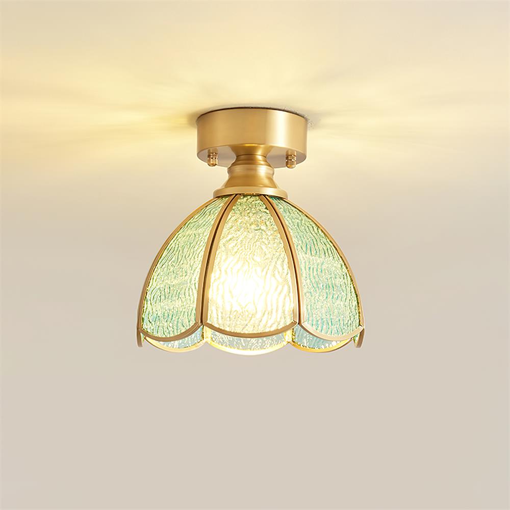 Civelle Tiffany Style Stained Glass Ceiling Light