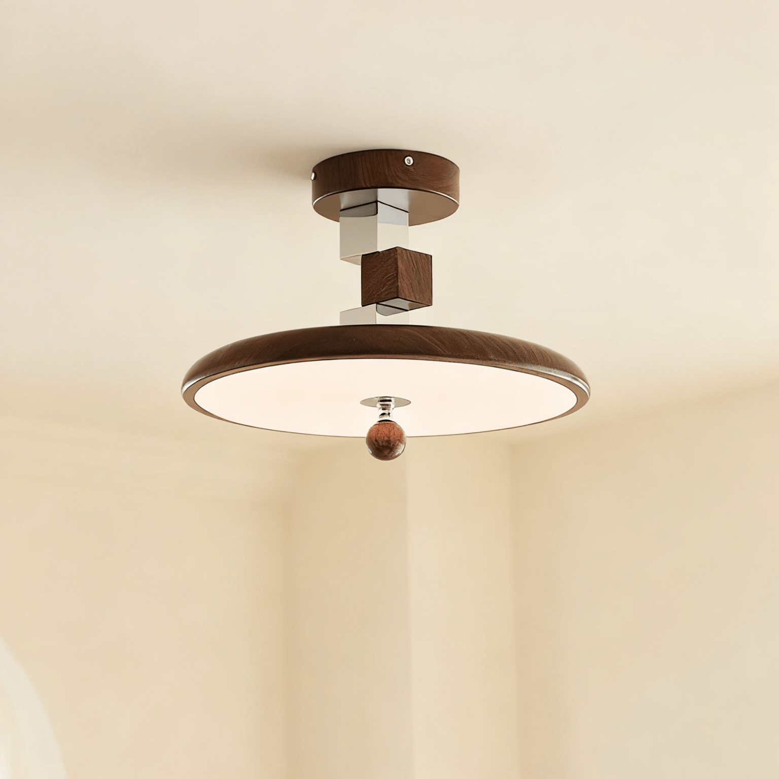 Retro Revolve Ceiling Lamp-Neutral Decor