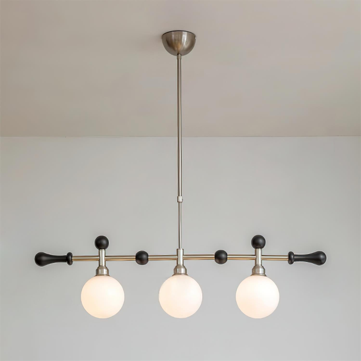 Chandelier Linear Globe LED/Incandescent for Dining Room Kitchen Island