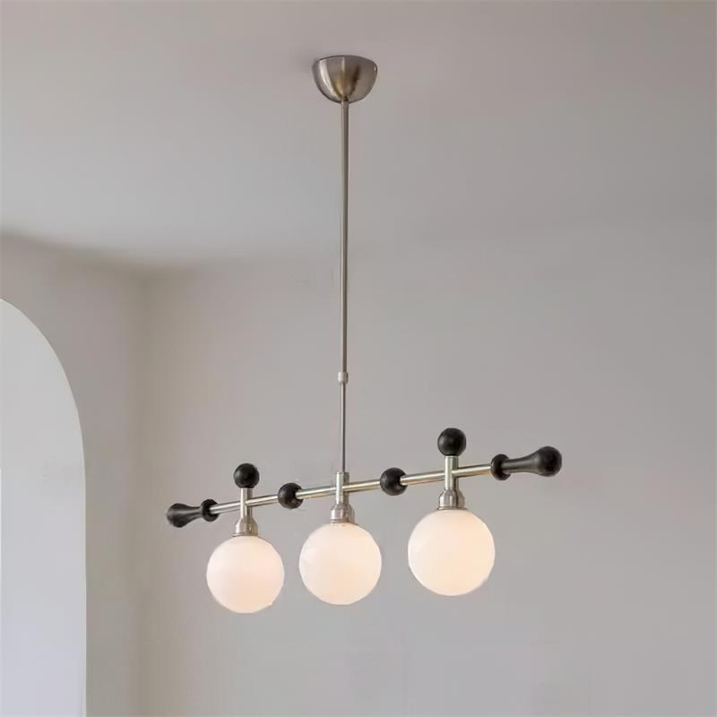 Chandelier Linear Globe LED/Incandescent for Dining Room Kitchen Island