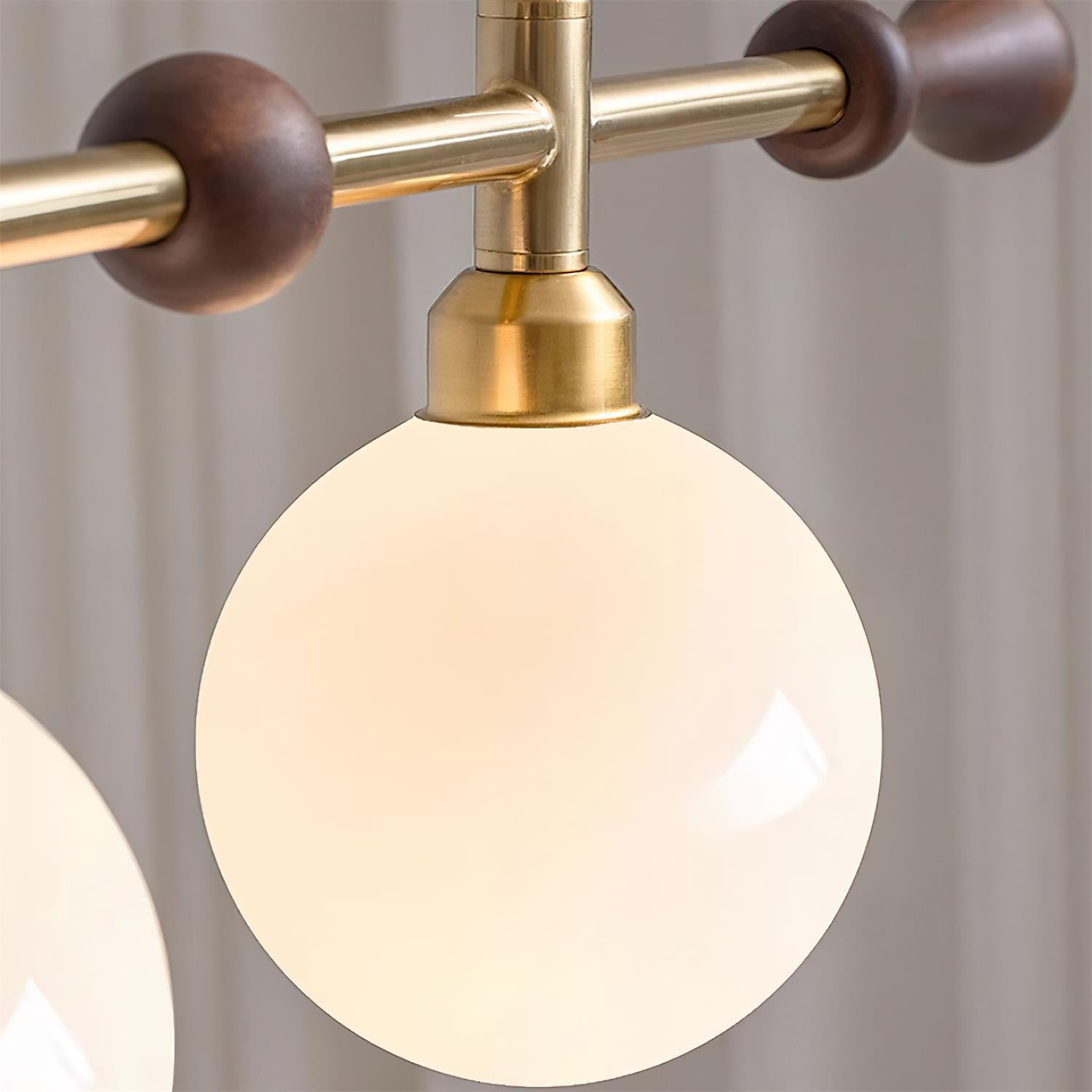 Chandelier Linear Globe LED/Incandescent for Dining Room Kitchen Island