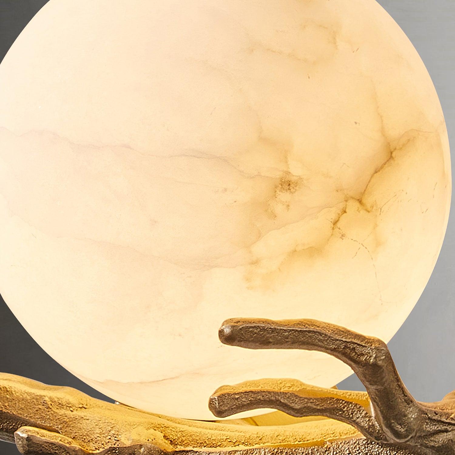 Erixa Retro Twigs Brass Marble Wall Lamp-Neutral Decor