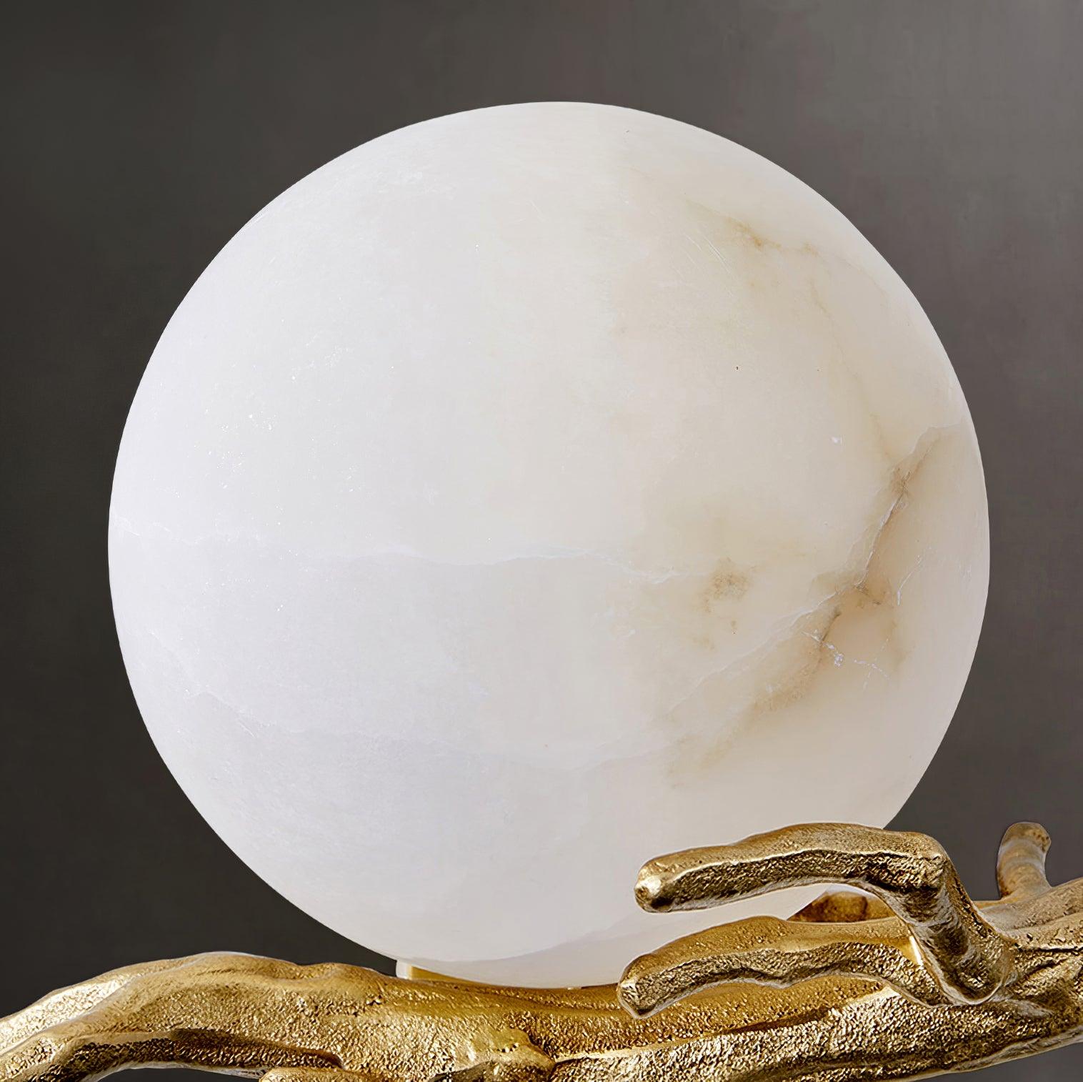 Erixa Retro Twigs Brass Marble Wall Lamp-Neutral Decor