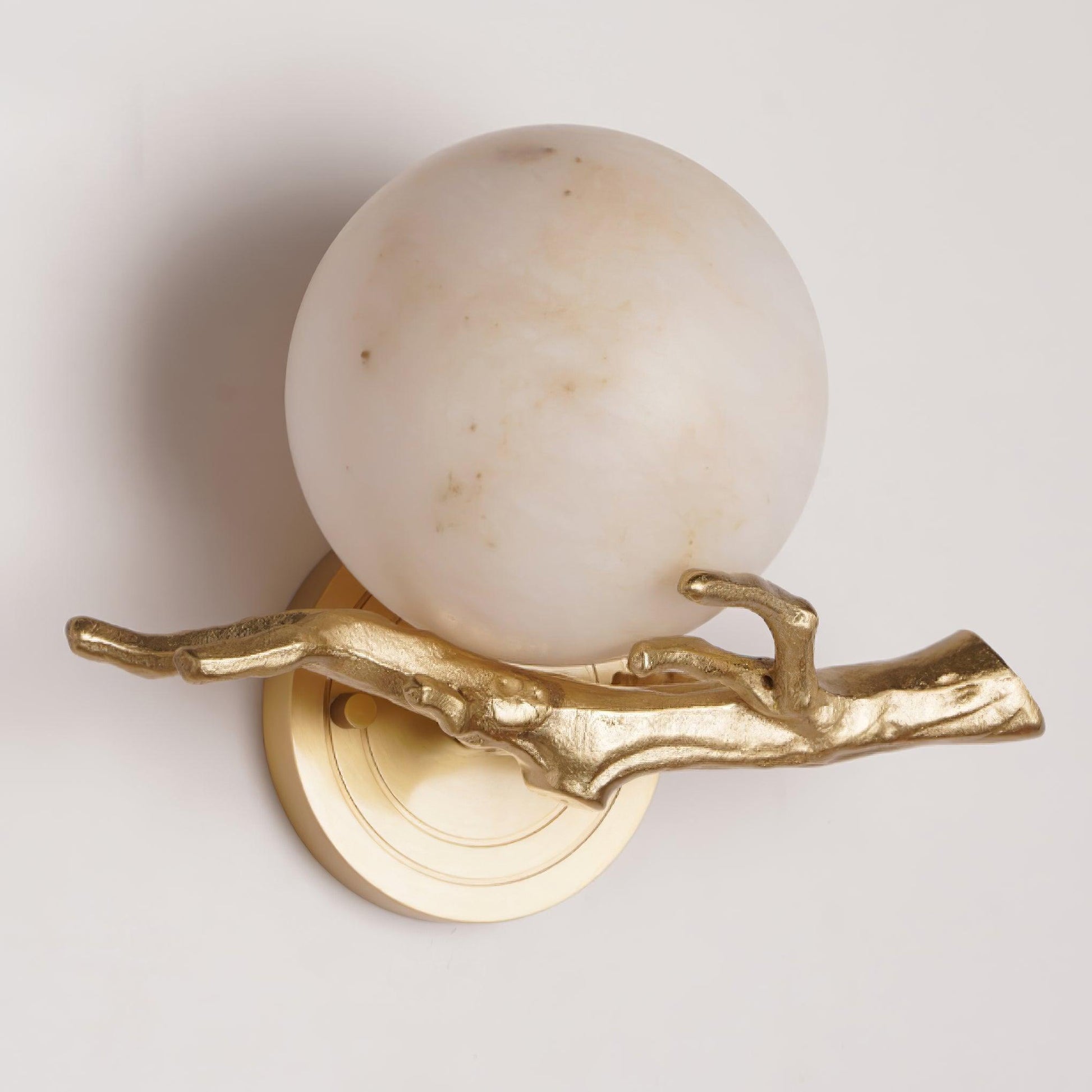 Erixa Retro Twigs Brass Marble Wall Lamp-Neutral Decor