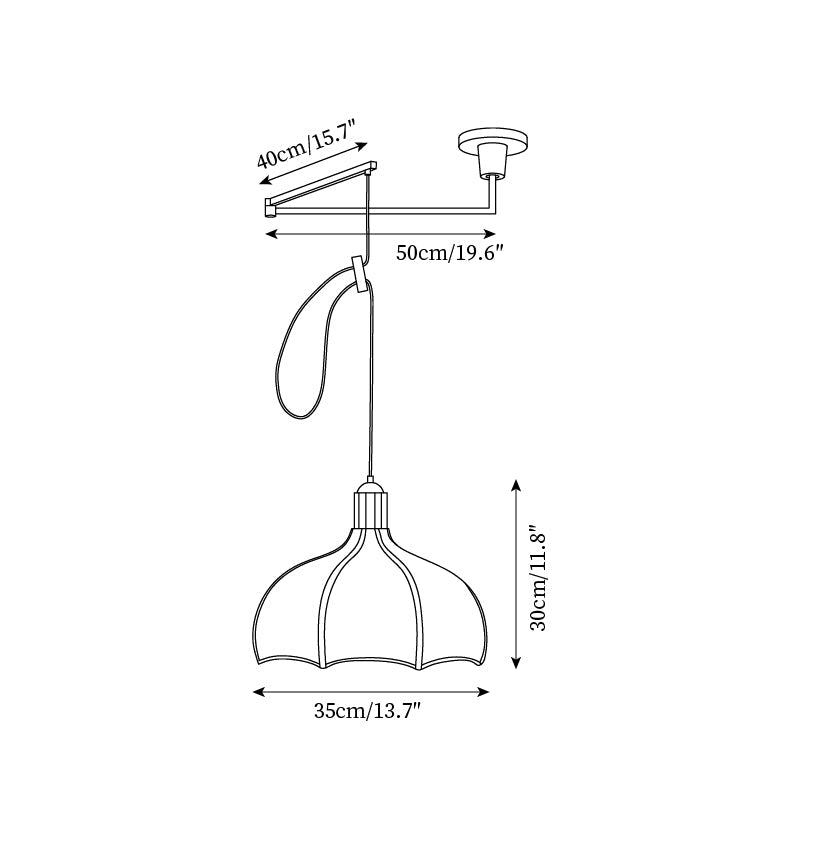 Eldin Adjustable Pendant Light