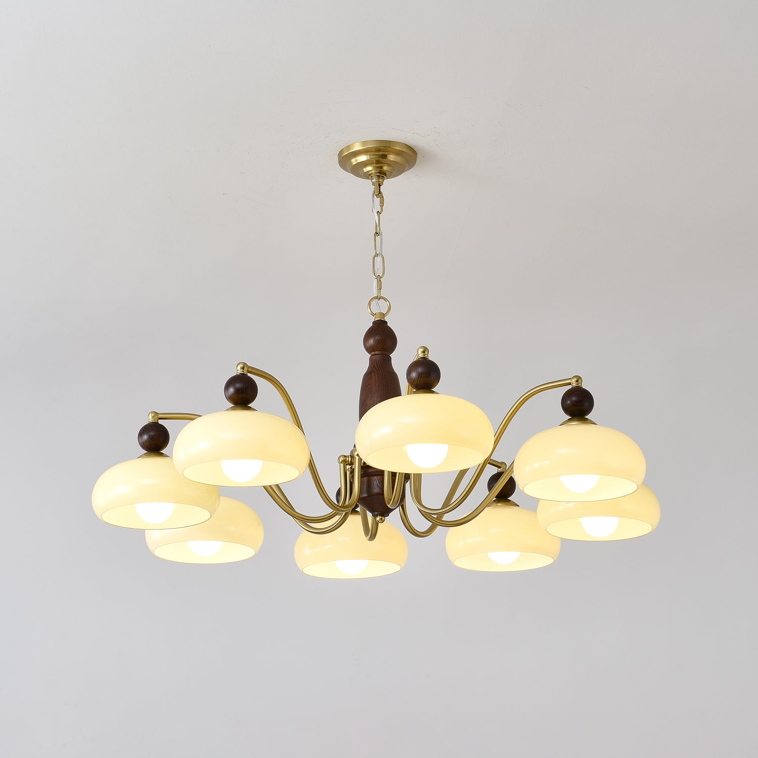 Aurora Chandelier Revival Crown Rustic-Neutral Decor