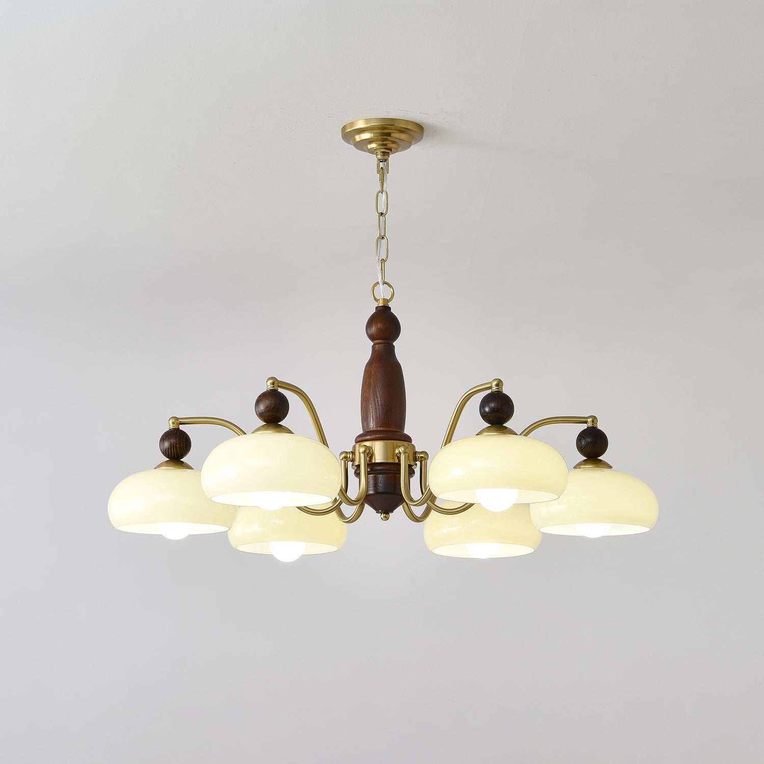 Aurora Chandelier Revival Crown Rustic-Neutral Decor
