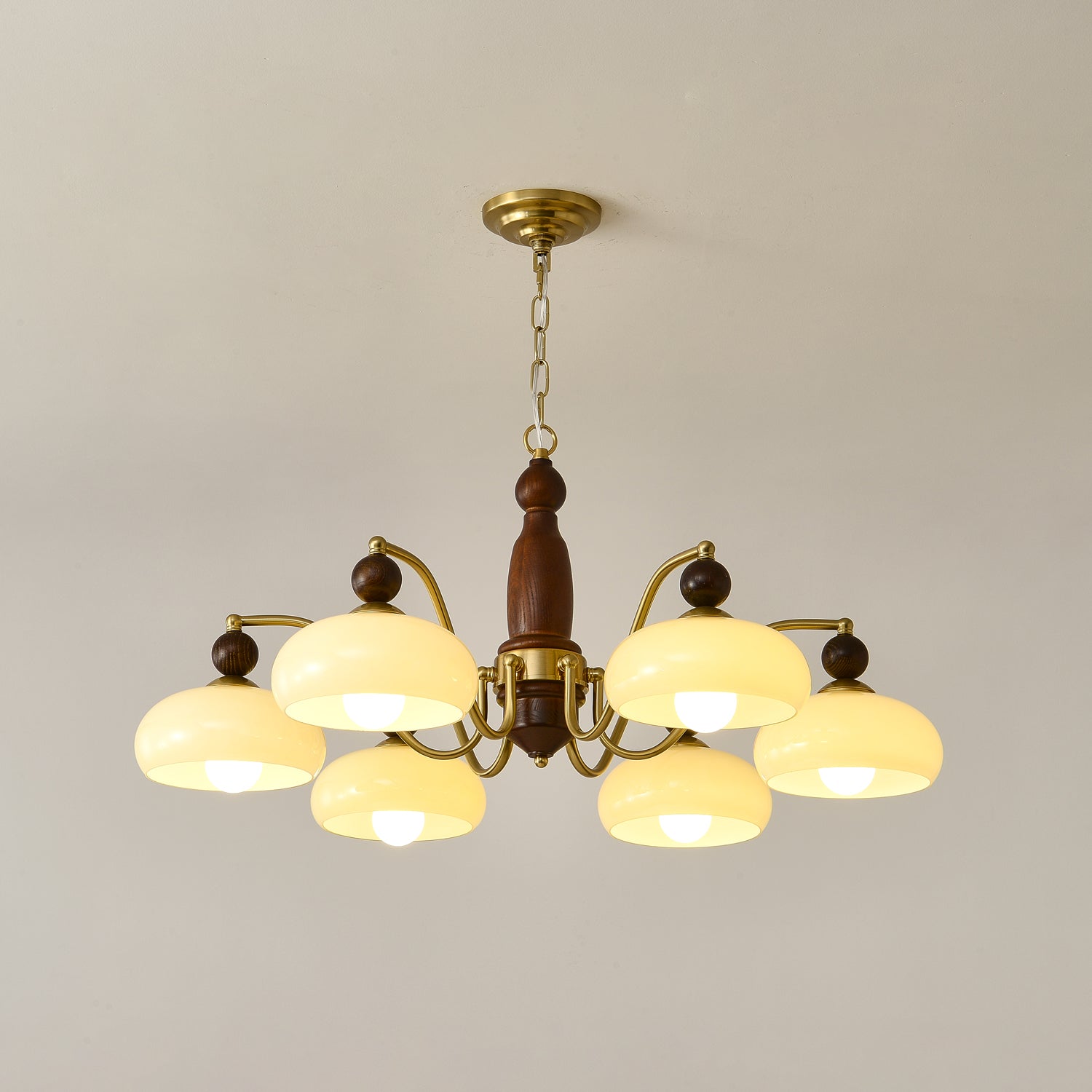 Aurora Chandelier Revival Crown Rustic-Neutral Decor